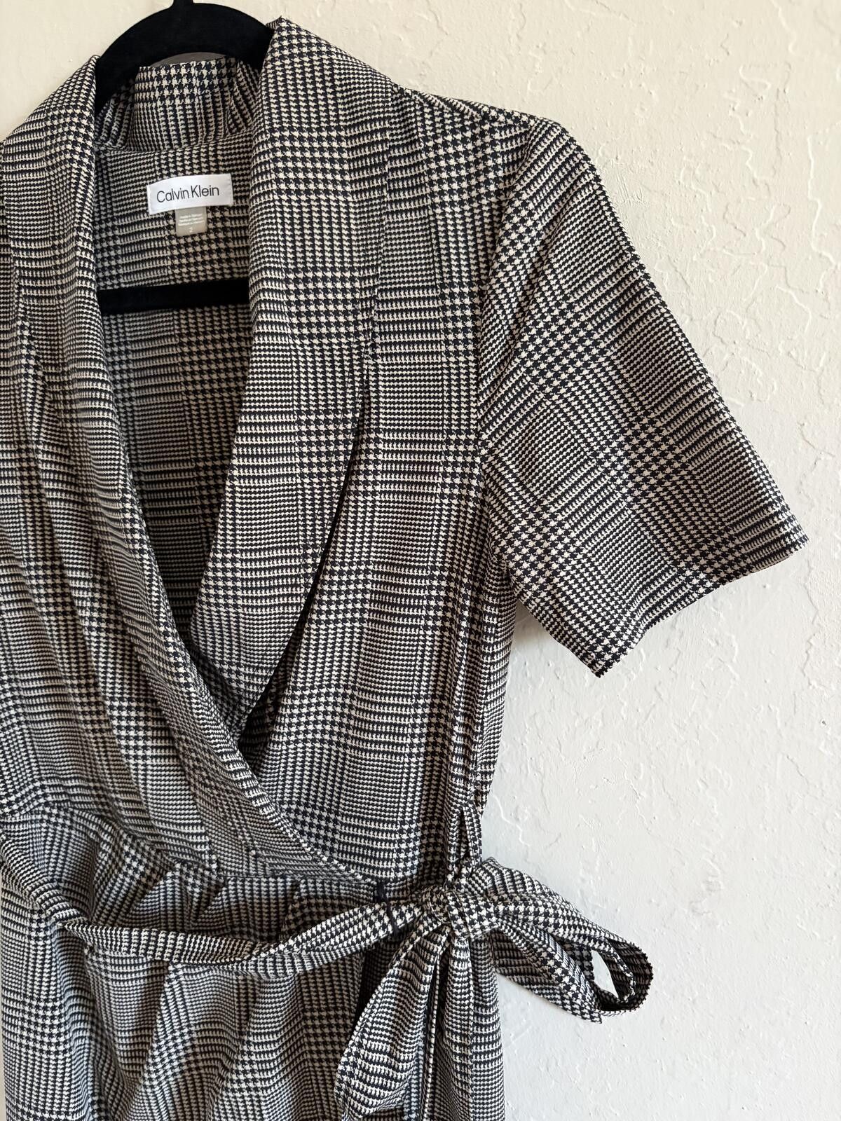 Calvin Klein Calvin Klein houndstooth dress Size XS / US 0-2 / IT 36-38 - 4 Thumbnail
