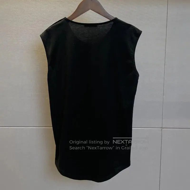 Balmain Balmain Black Cotton Graphic Sleeveless T-Shirt . Size S / US 4 / IT 40 - 2 Thumbnail