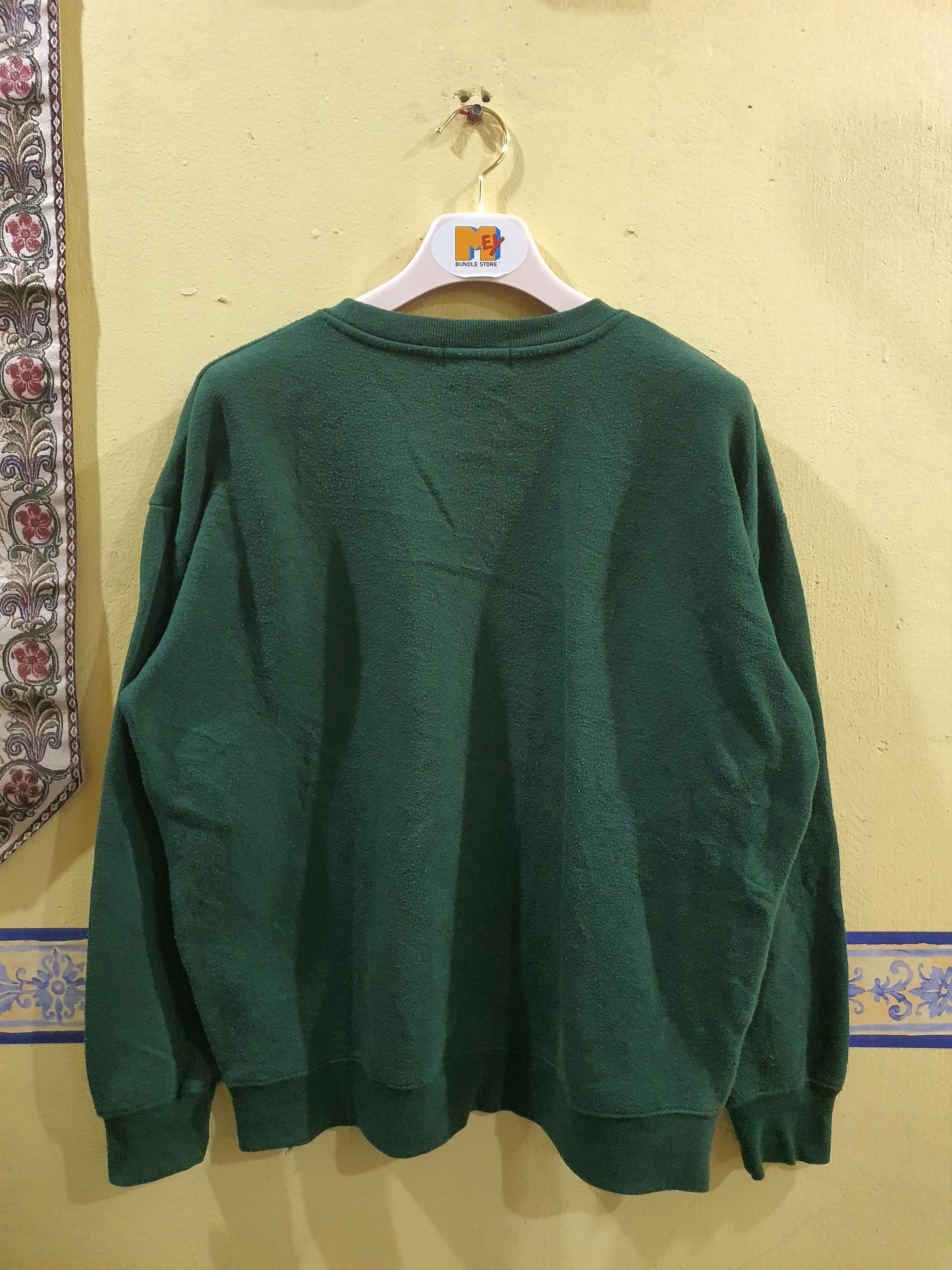 Kangol 90s Kangol crewneck sweatshirt in green cotton. Size US M / EU 48-50 / 2 - 2 Thumbnail