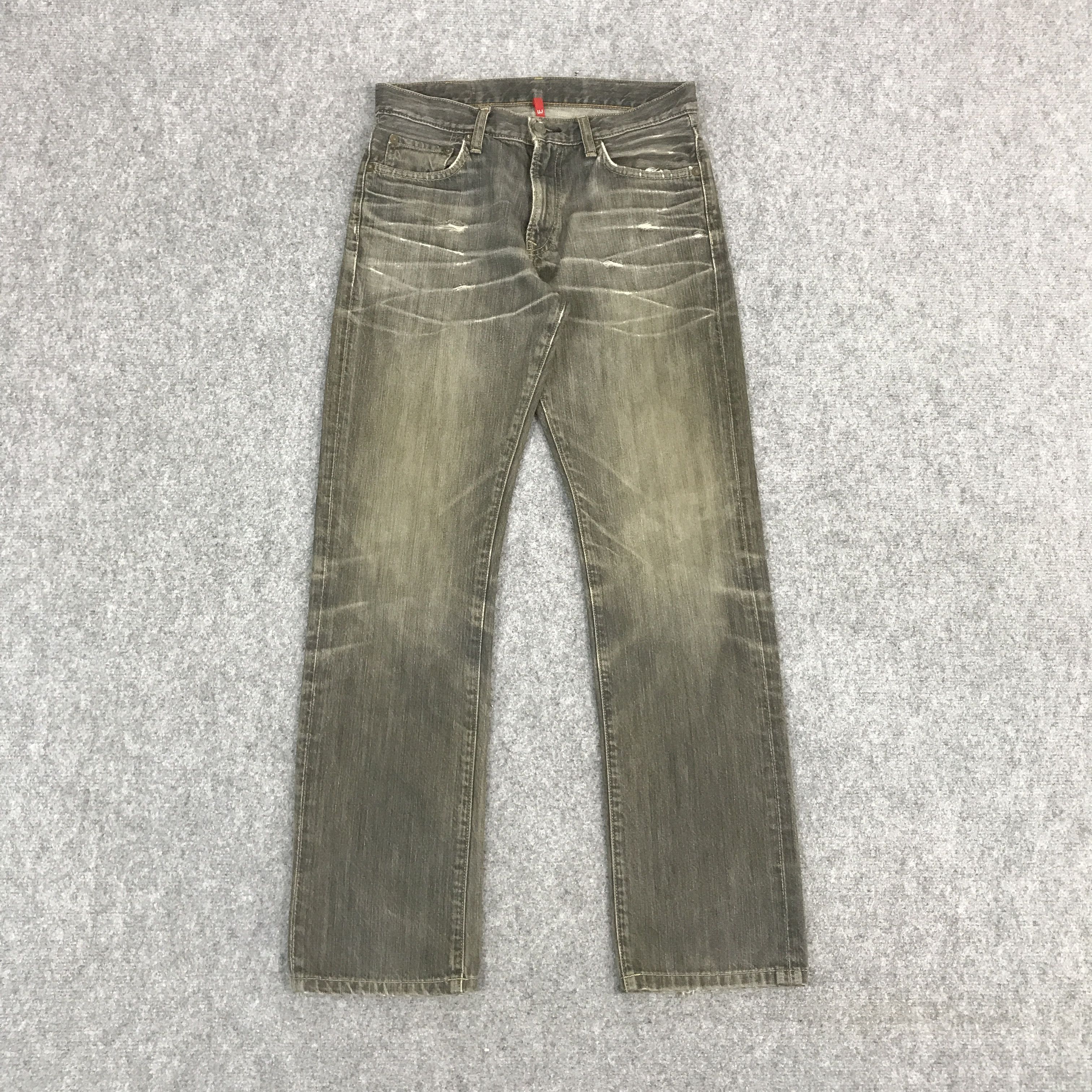 Japanese Brand RUSTY JAPAN UNIQLO DISTRESED DENIM PANTS Size US 29 - 1 Thumbnail
