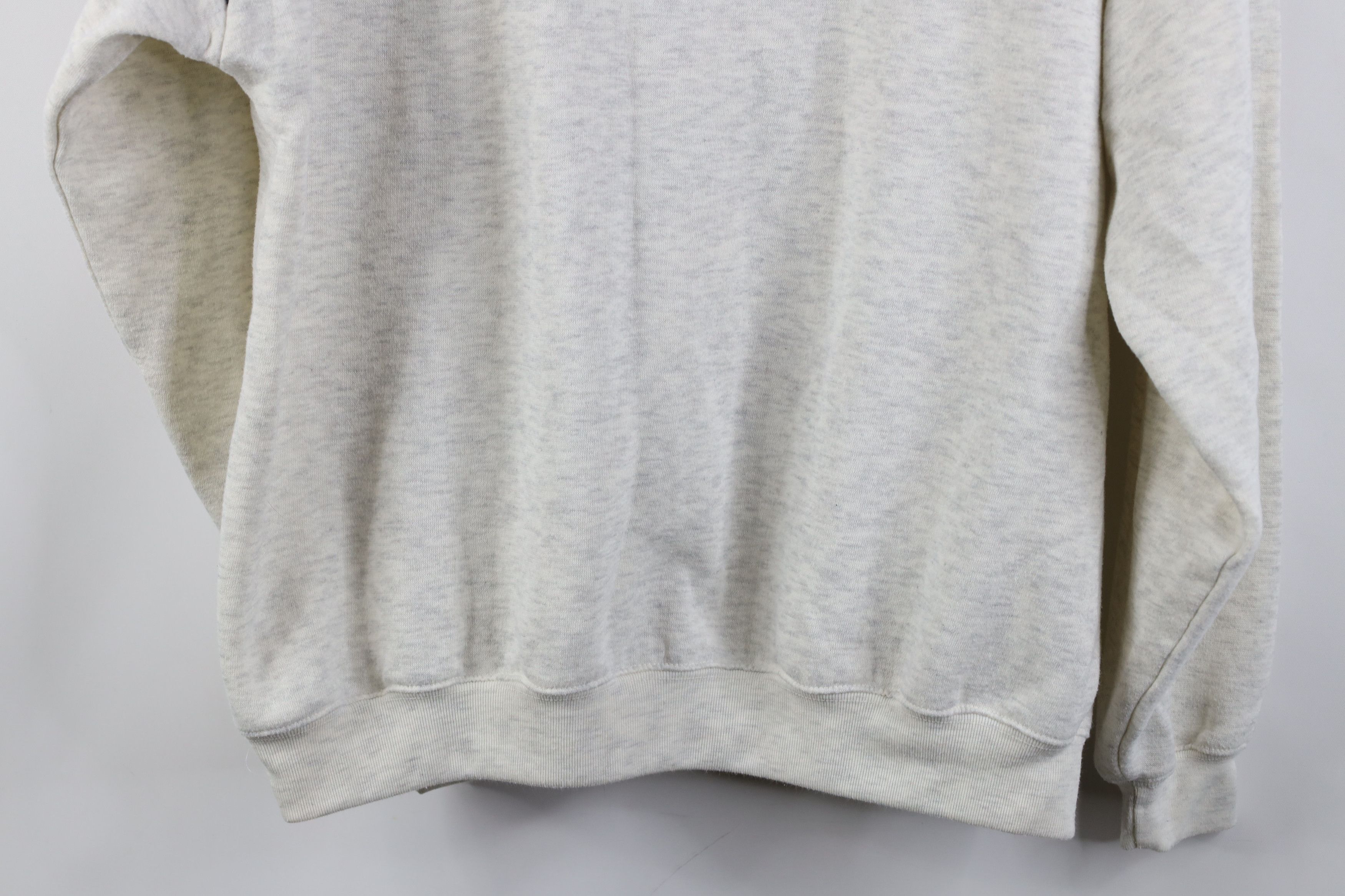 Vintage Vintage 90s Streetwear Henley Pullover Sweatshirt Gray Size US L / EU 52-54 / 3 - 13 Thumbnail