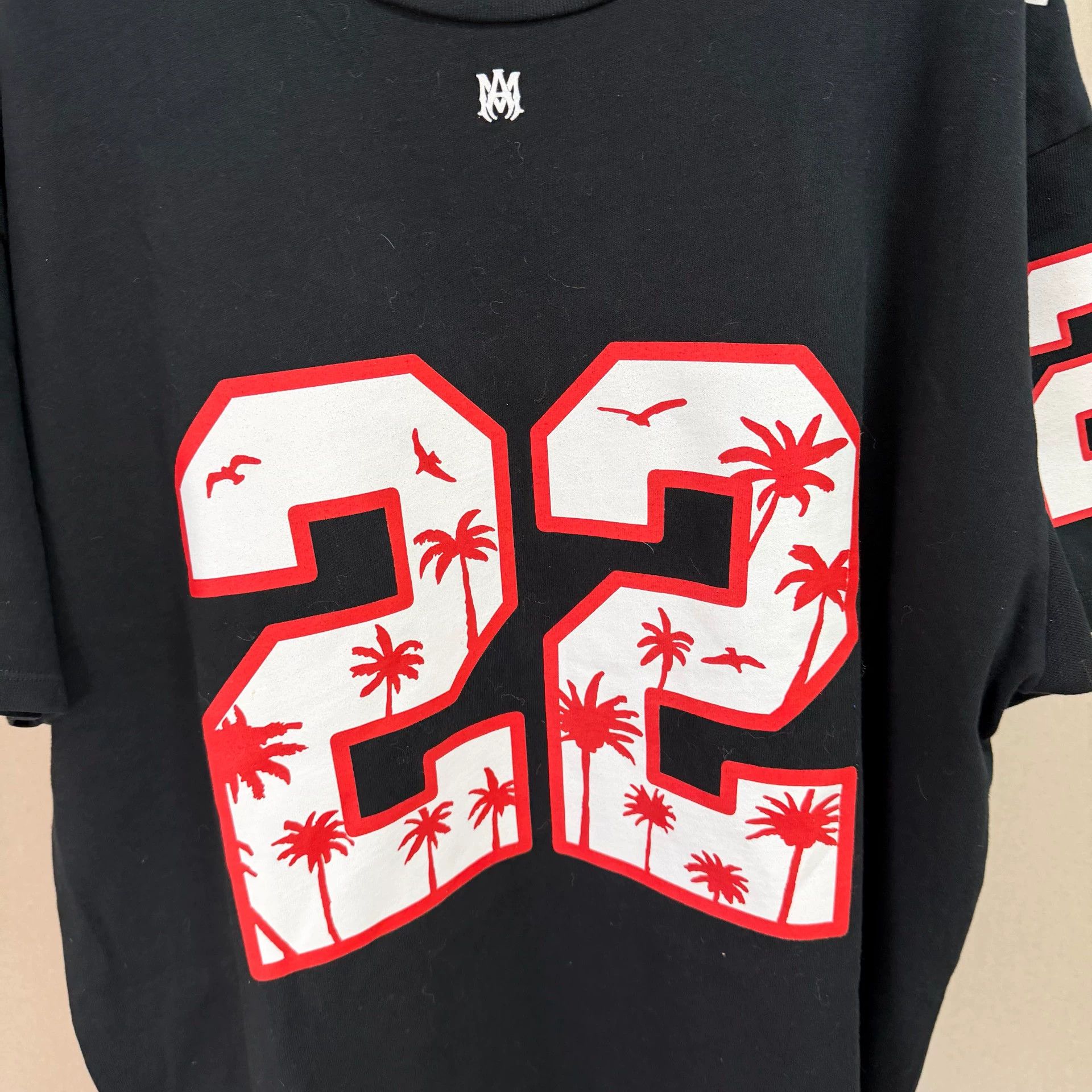 Amiri AMIRI SS23 Digital Straight Crew Tee Men Black XXL Size US XXL / EU 58 / 5 - 3 Thumbnail