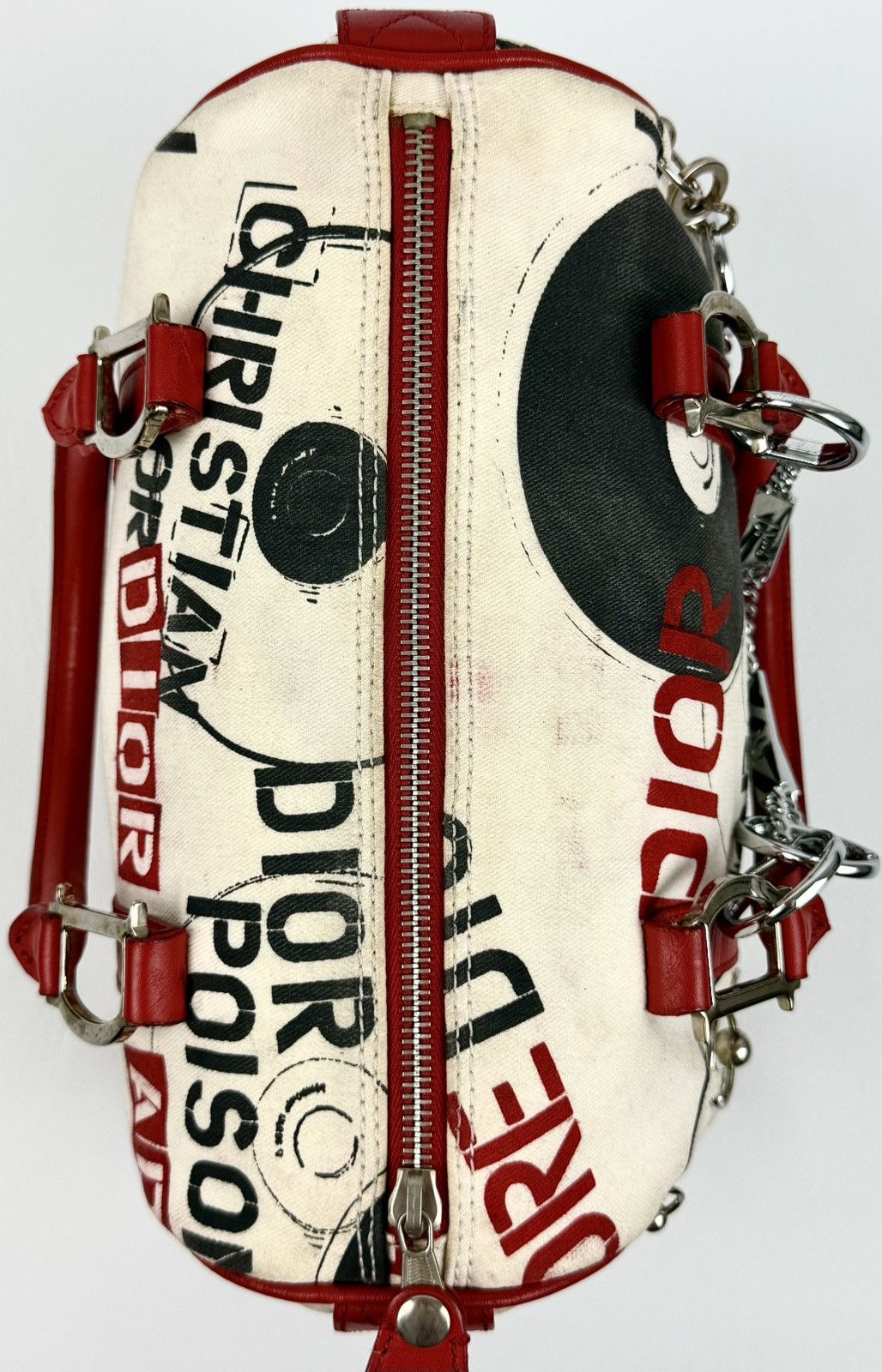 Dior × John Galliano Dior - John Galliano - SS2004 - Hardcore Pierced Boston Bag Size ONE SIZE - 12 Thumbnail