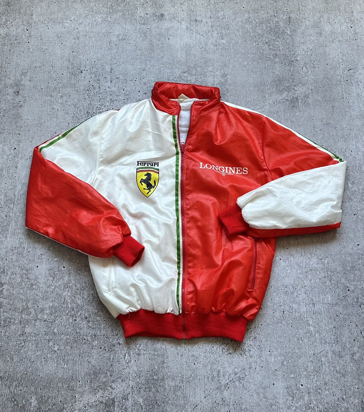 90s Ferrari x Longines Vintage Formula 1 Light Jacket