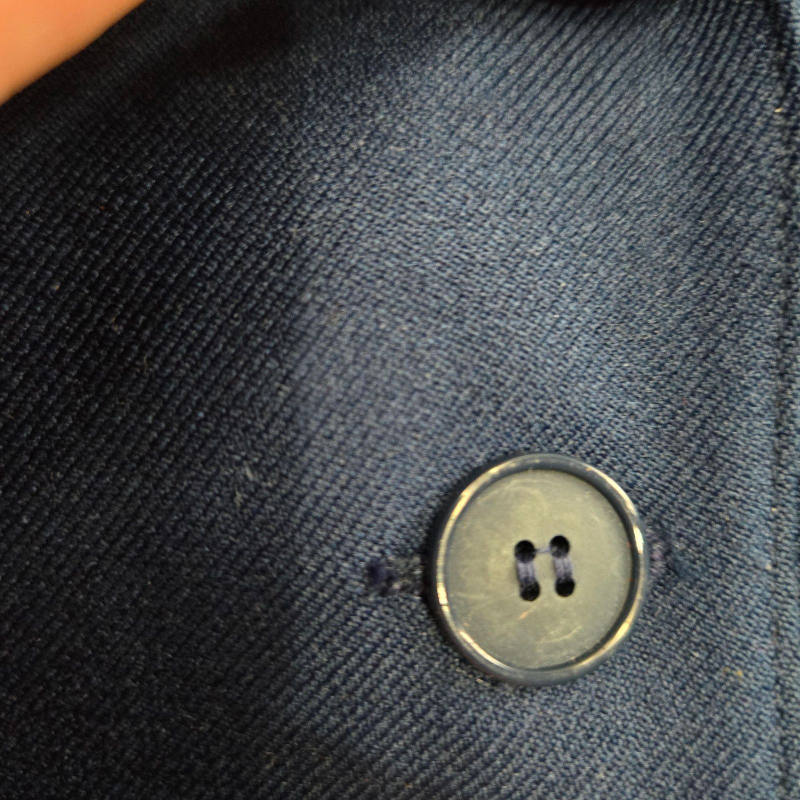 Vintage Vintage Haberdashery Navy Wool Blend Classic Blazer Size 10 Size L / US 10 / IT 46 - 7 Thumbnail