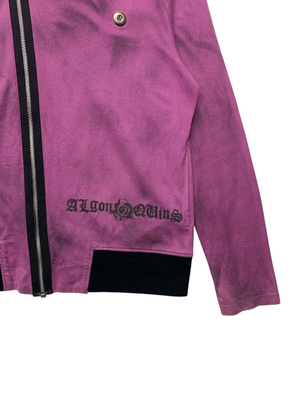 Japanese Brand Rare Algonquins Punk Style Jacket Zipper Down Size M / US 6-8 / IT 42-44 - 6 Thumbnail