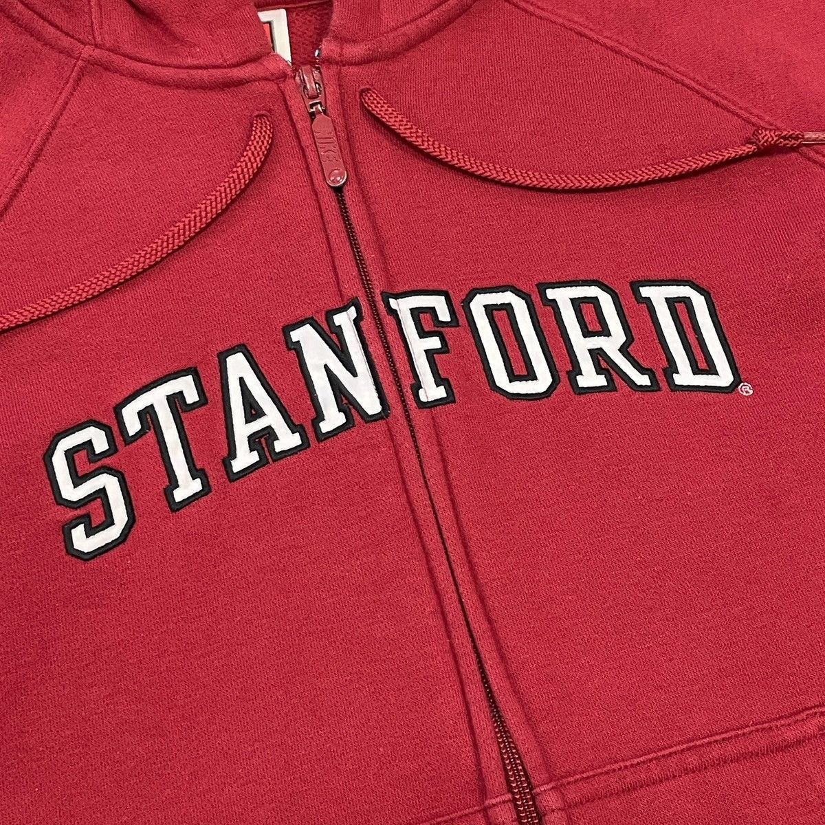 Nike × Vintage Vintage Nike Team Stanford Women Zip Hoodie Size M (8-10) Size M / US 6-8 / IT 42-44 - 10 Thumbnail