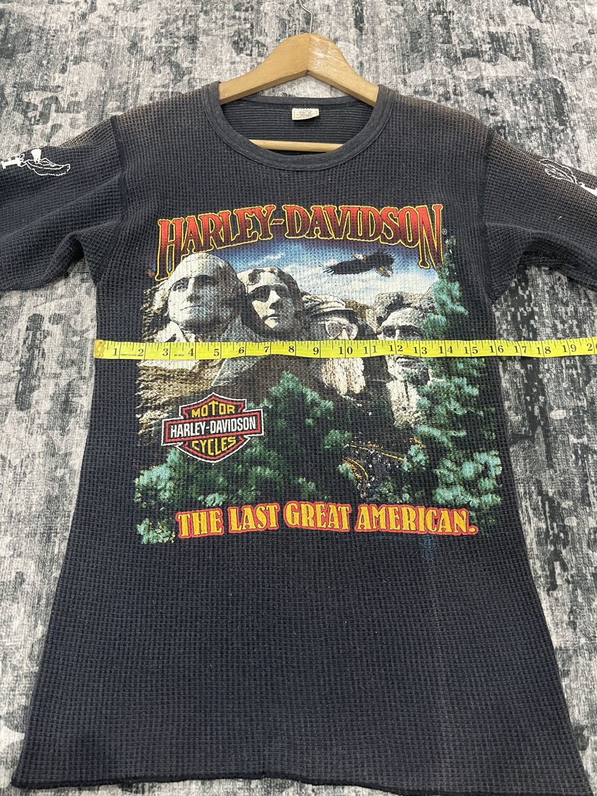 Harley Davidson Vintage Harley Davidson Longsleeve Distressed Knit Size US S / EU 44-46 / 1 - 17 Thumbnail