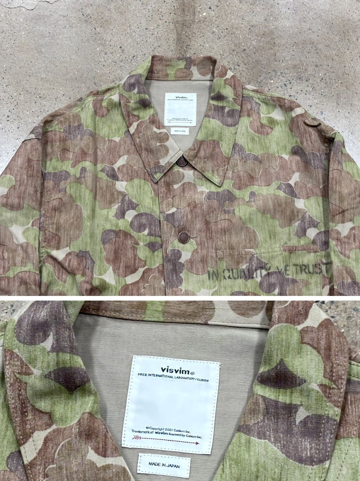Visvim Visvim 21aw baker coverall（W/L）camo Size US L / EU 52-54 / 3 - 6 Thumbnail