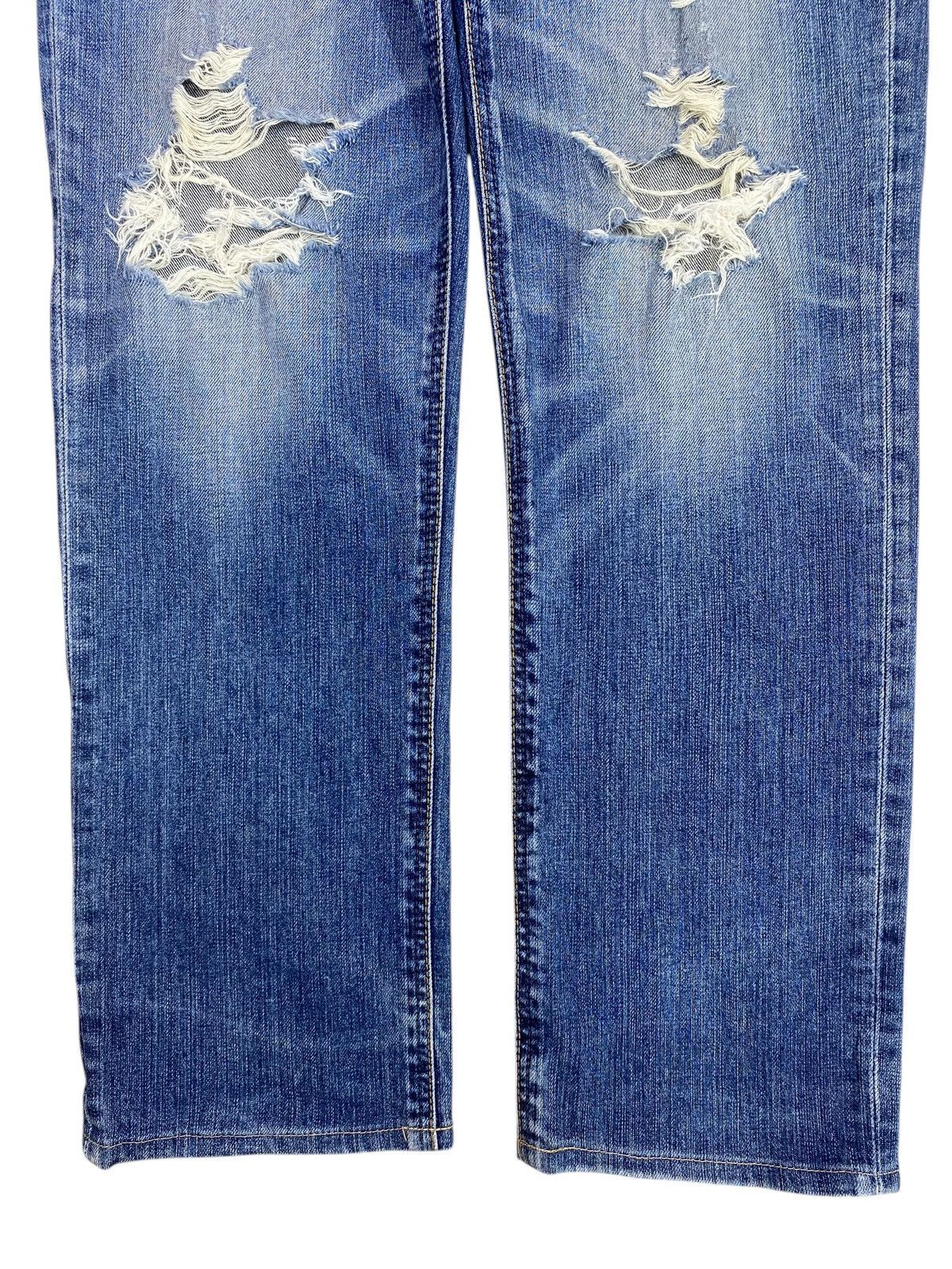 Edwin Edwin Faded Wash Distressed Style Loose Jeans Size US 30 / EU 46 - 9 Thumbnail