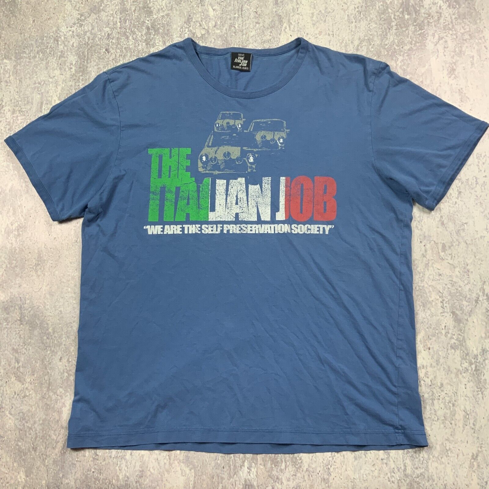 Next Vintage The Italian Job Shirt Mens XL Blue Movie Promo 2007 | Grailed