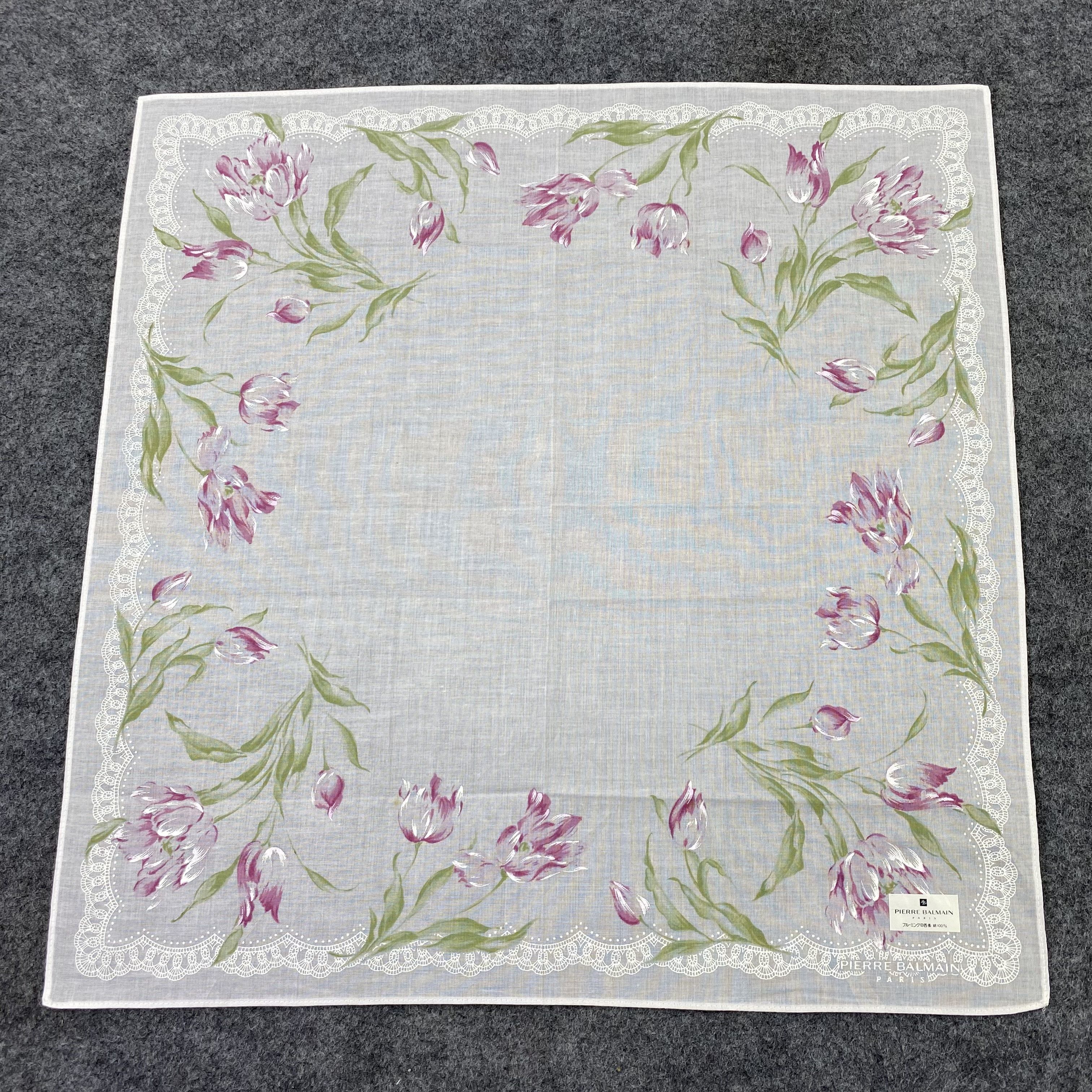 Pierre Balmain Pierre Balmain Handkerchief / Bandana / Neckerchief-B599 Size ONE SIZE - 3 Thumbnail