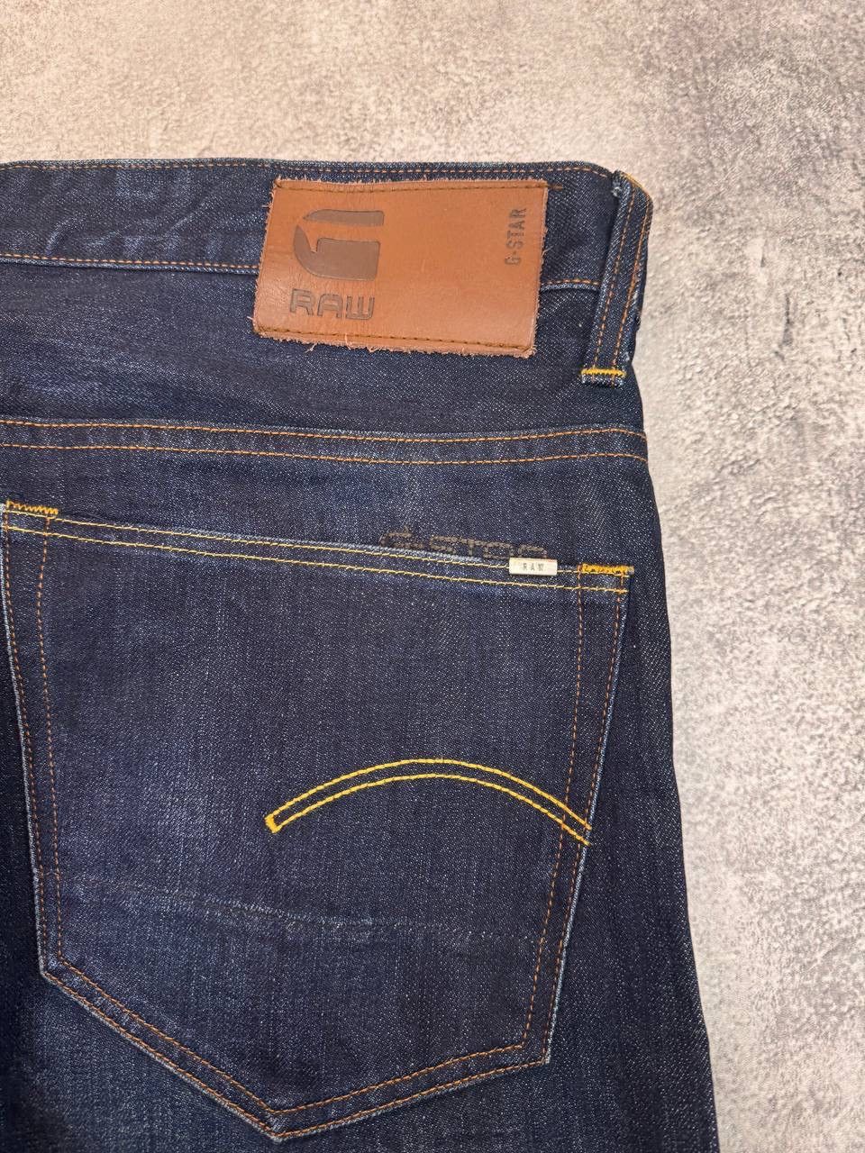 G-Star G-Star RAW Men's 3301 Tapered Jeans Denim Pants Dark Blue Size US 36 / EU 52 - 3 Thumbnail