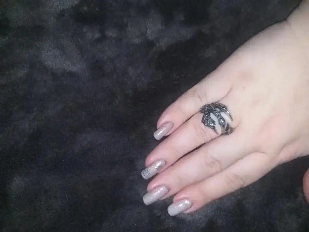 Jewelry Claw Opening Ring Size ONE SIZE - 2 Thumbnail