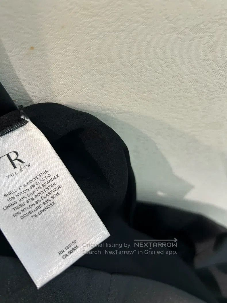 The Row The Row Black long-sleeved dress Size S / US 4 / IT 40 - 5 Thumbnail