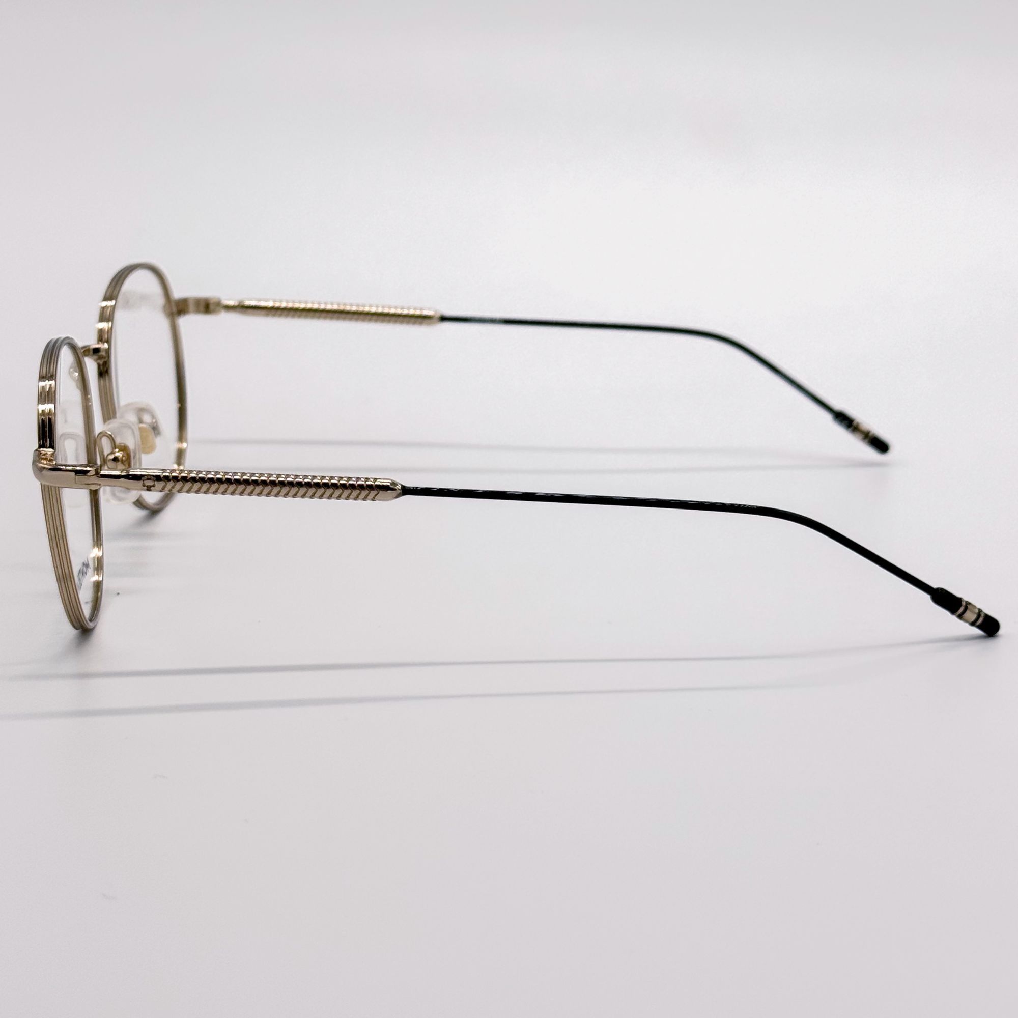 Montblanc NEW MONTBLANC EYEGLASSES MB0048O 002 GOLD MEN EYEWEAR Size ONE SIZE - 7 Thumbnail