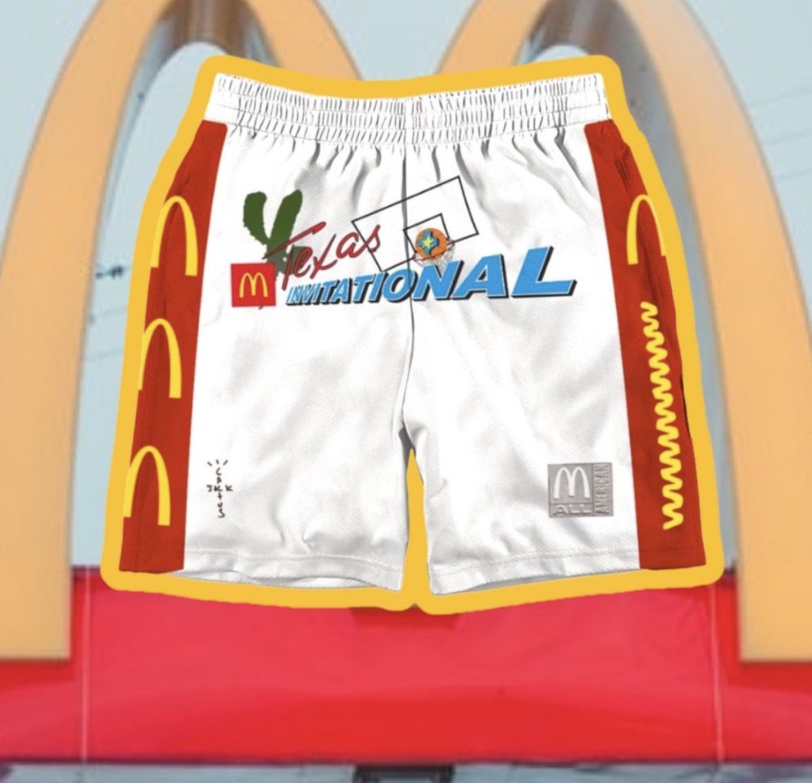 Travis Scott 🆕 Travis Scott 🌵 x McDonald’s 🍟 All American 🇺🇸 🎽🩳 Size US M / EU 48-50 / 2 - 2 Thumbnail