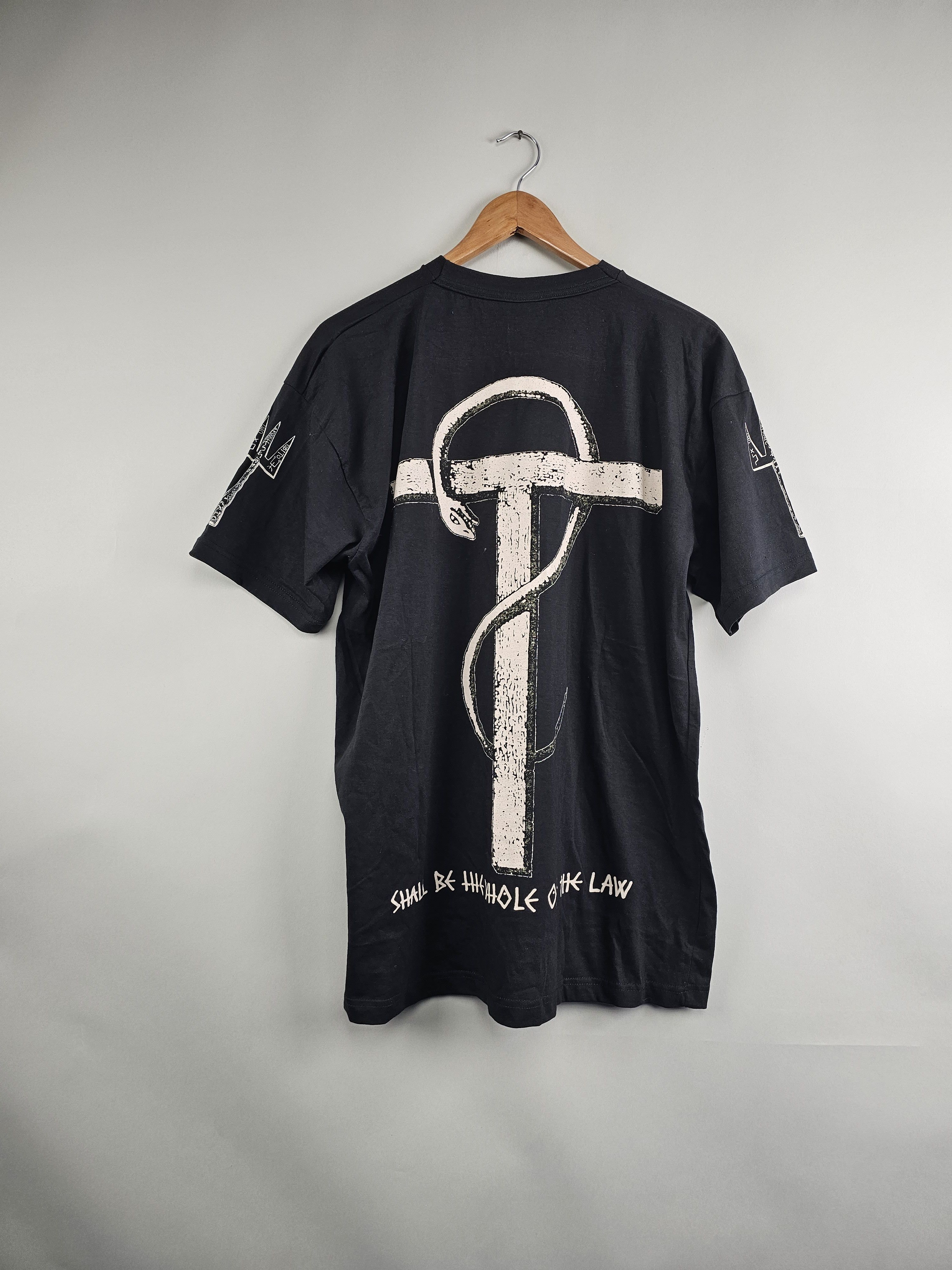 Band Tees 1996 Cradle of Filth Aleister Crowley Thelema 90s Size US XL / EU 56 / 4 - 6 Thumbnail