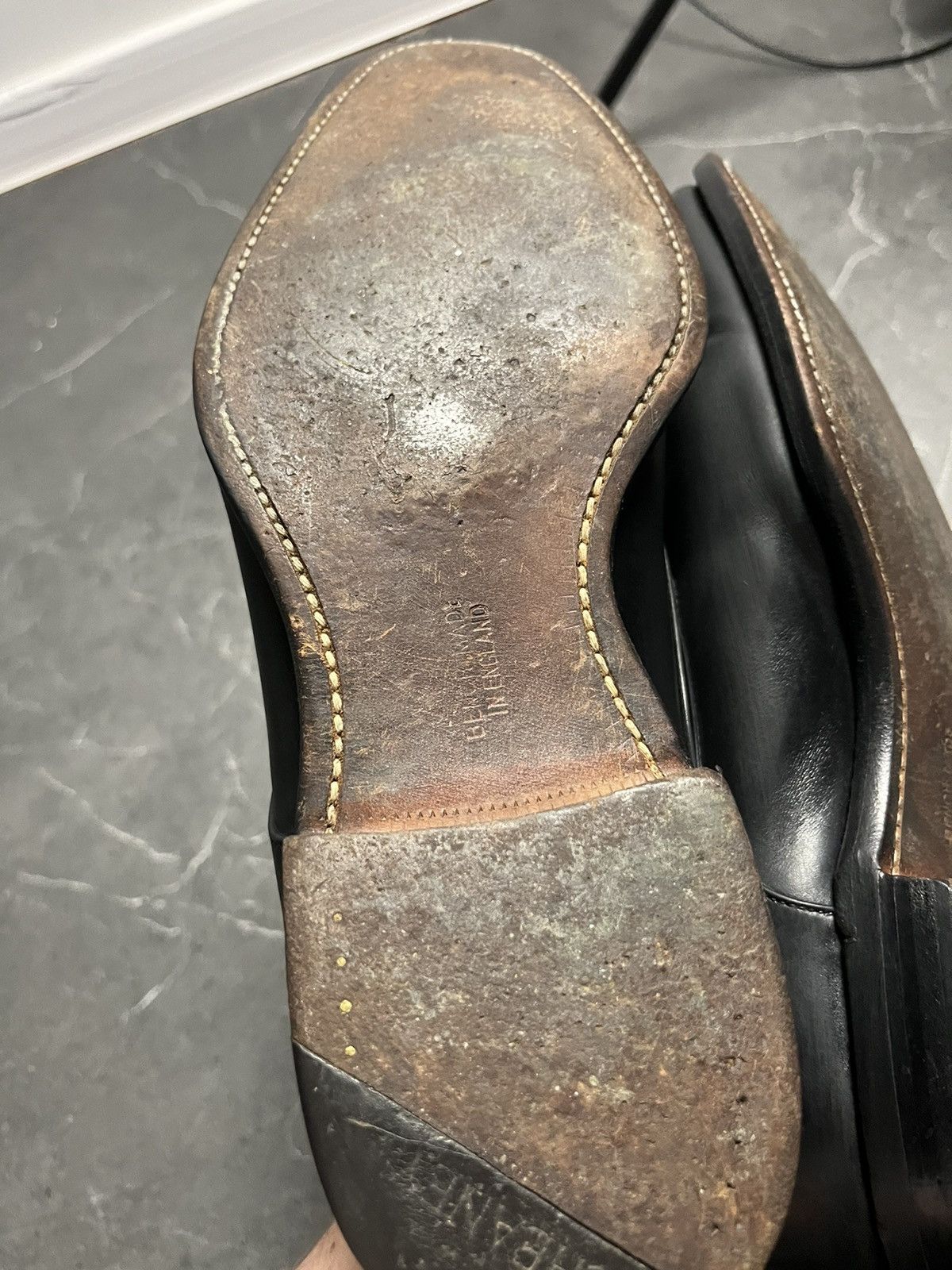 Cheaney Joseph Cheaney leather England shoes United Kingdom Size US 10.5 / EU 43-44 - 16 Thumbnail