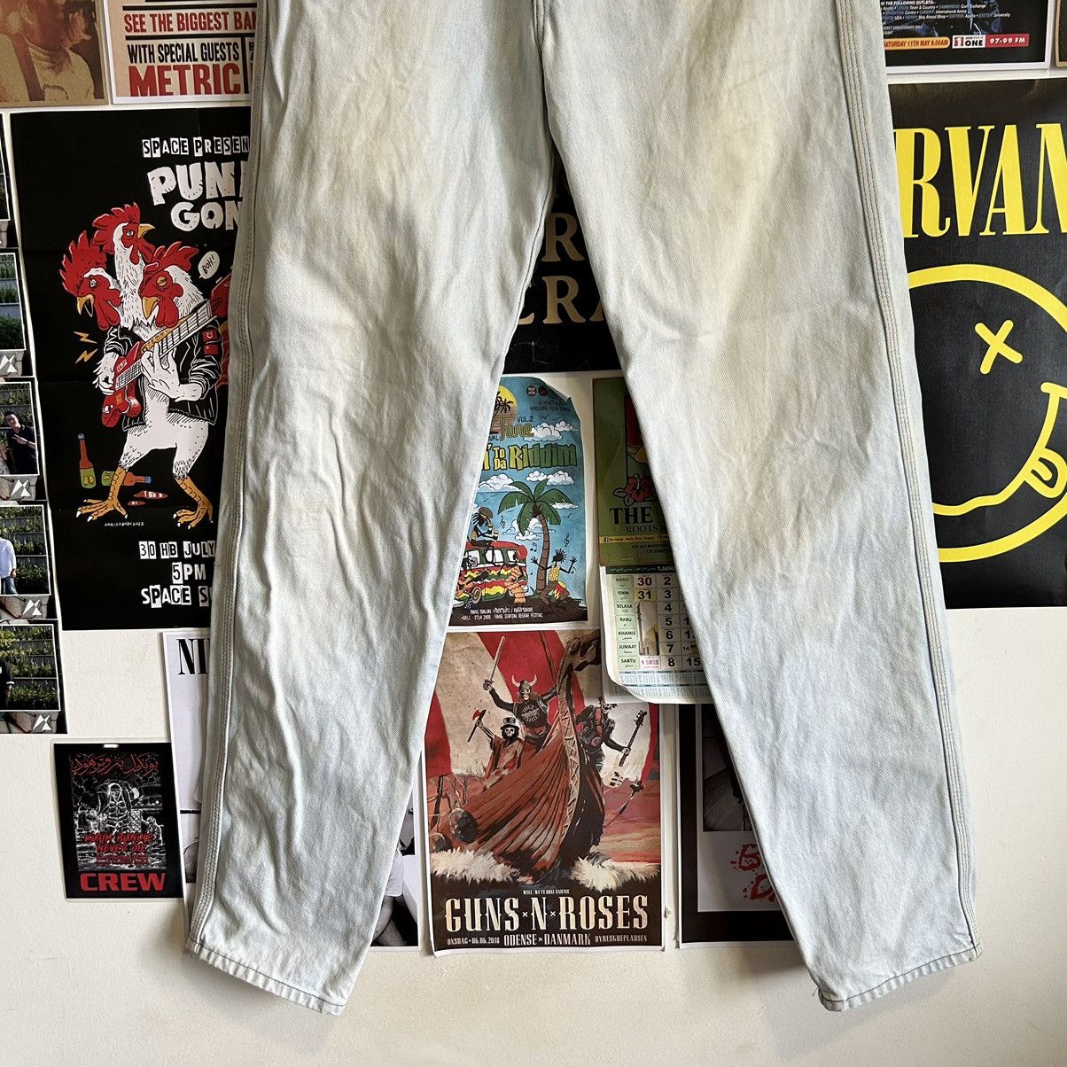 Levi's Vintage Levi’s 636 Japanese Washed Blue Denim Size US 31 - 3 Thumbnail