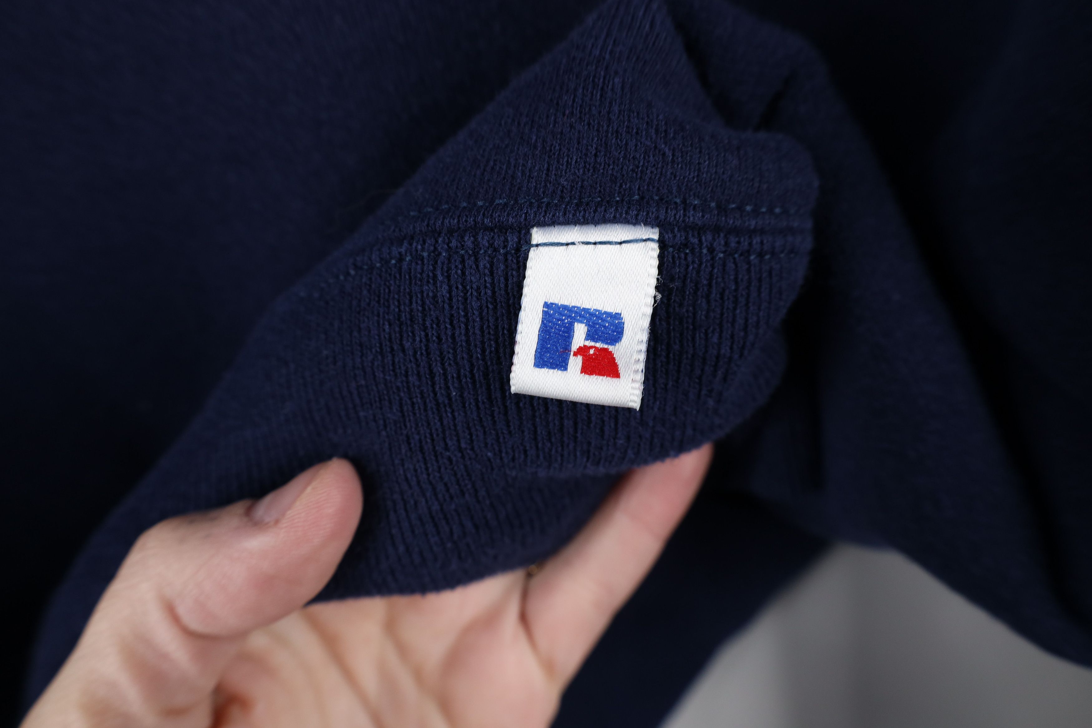 Russell Athletic × Vintage Vintage 90s Russell Athletic Crewneck Sweatshirt Blue USA Size US XL / EU 56 / 4 - 12 Thumbnail