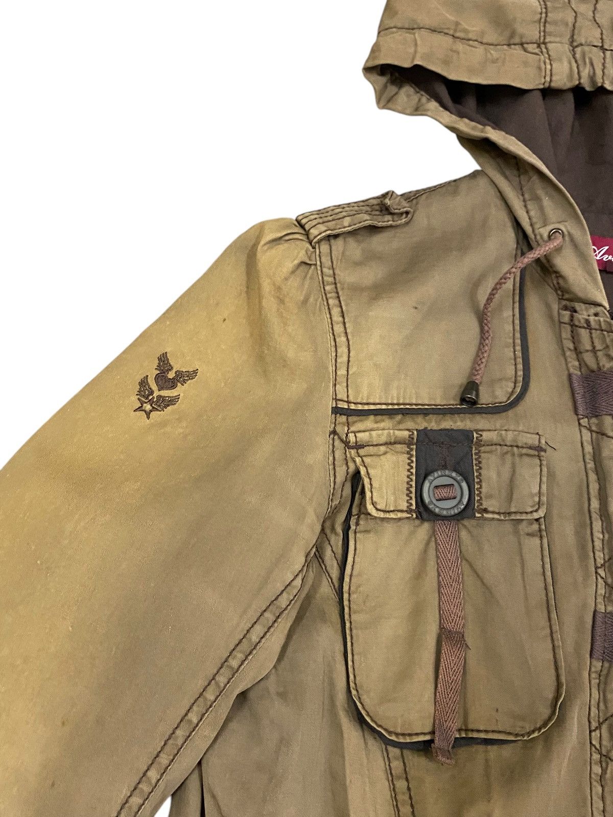 Avirex Vtg Avirex Military Cargo Jacket Parka Size M / US 6-8 / IT 42-44 - 8 Thumbnail