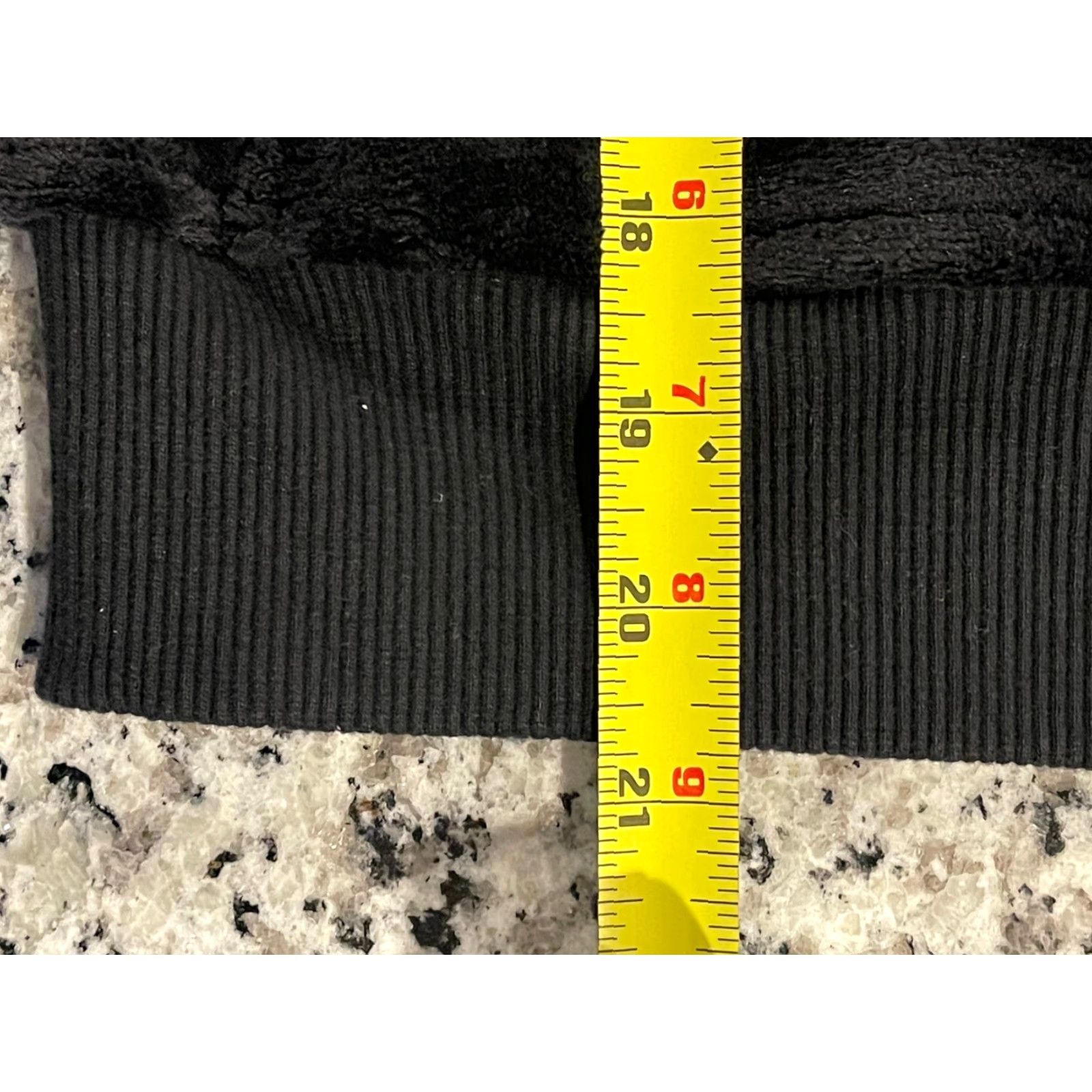 Athleta Jacket Womens XS Black Full Zip Hooded Velour Comfort Casual All Seasons Outdoor Logo Zipper
