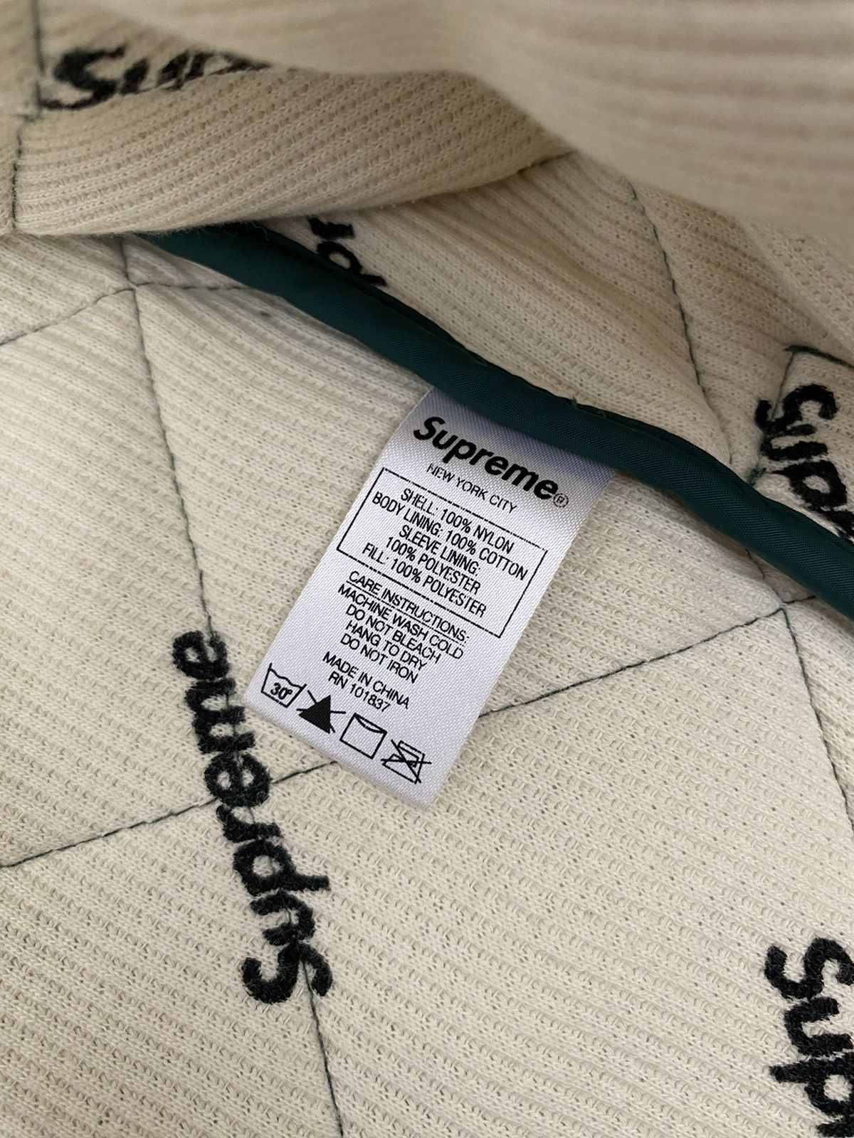 Supreme Supreme x Dead Prez Quilted Work Jacket - Green Size US M / EU 48-50 / 2 - 7 Thumbnail