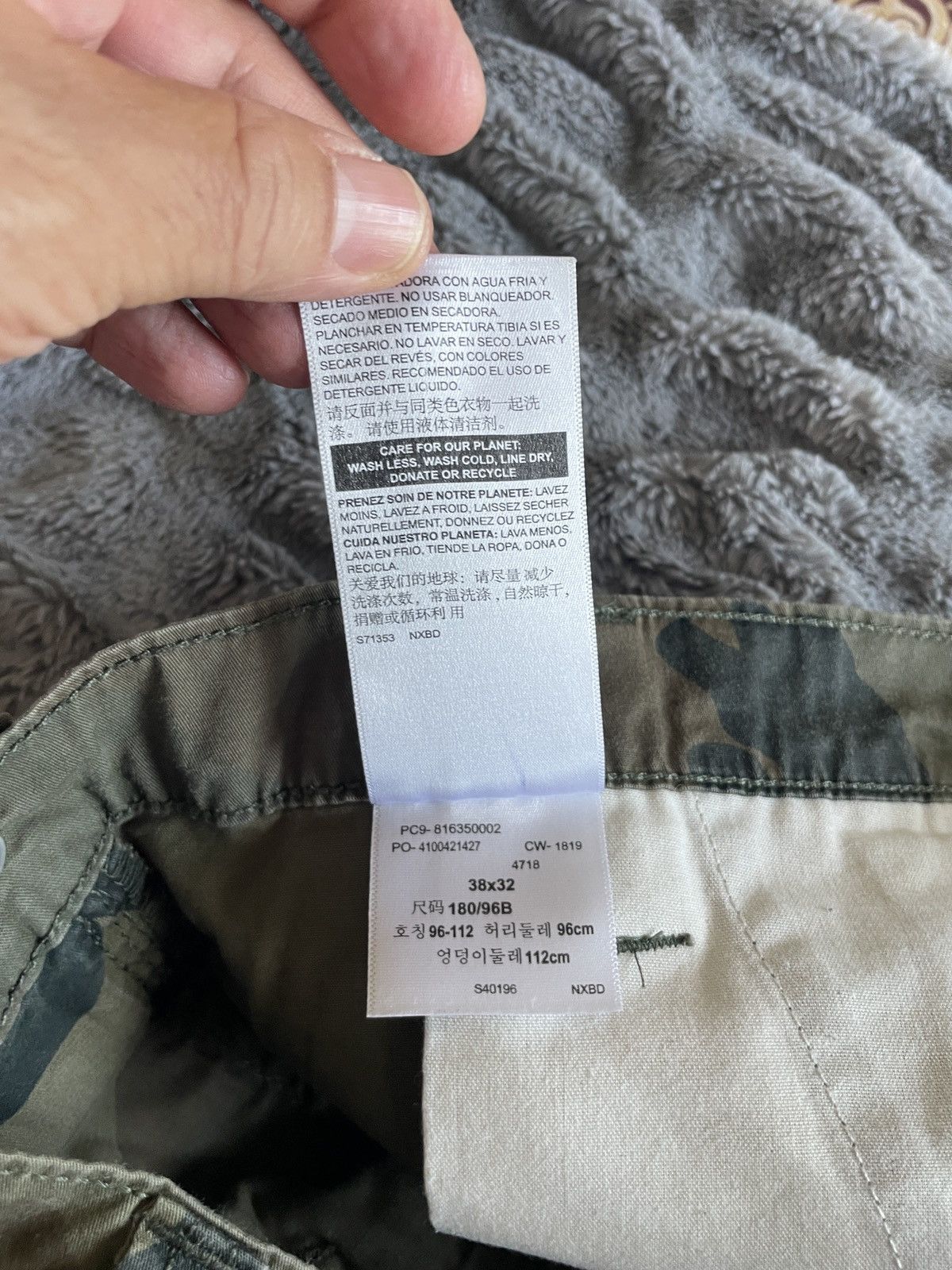 Levi's Levi’s Strauss Signature Gold camo Bleached Cargo’s Size US 38 / EU 54 - 10 Thumbnail