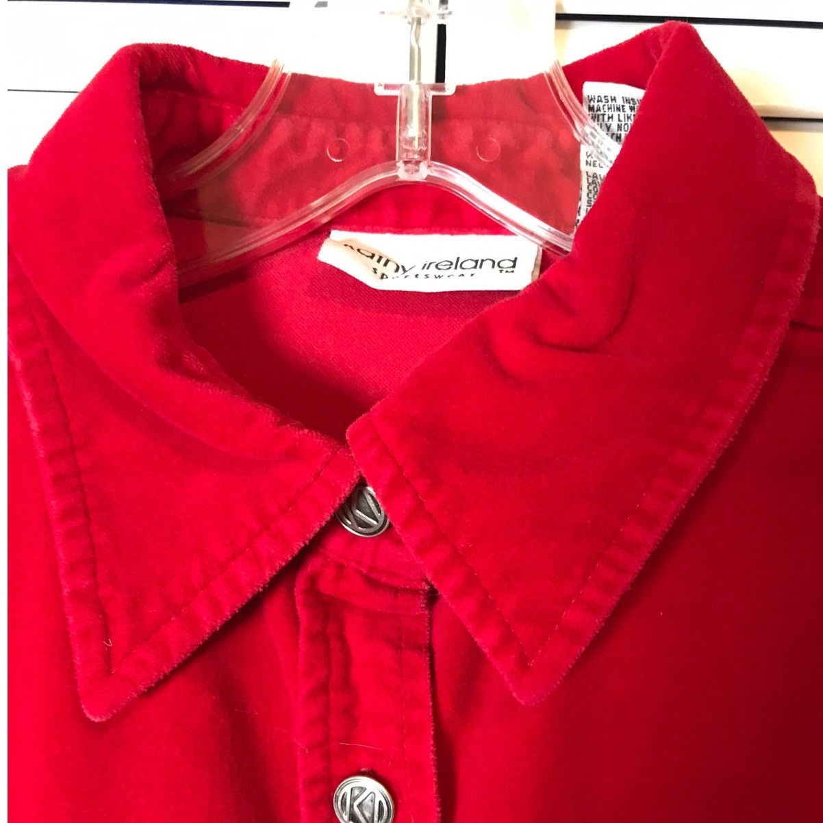 Other Kathy Ireland Red Collared Long-Sleeve Sportswear Shirt S Size S / US 4 / IT 40 - 5 Thumbnail