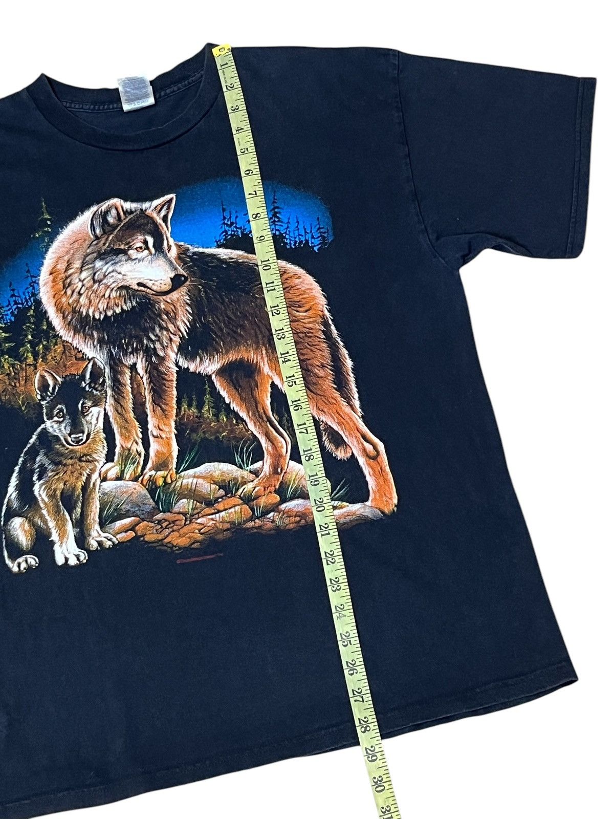 Vintage VINTAGE Y2K WOLF PACK BY THUNDER SPORTWEAR TEE SHIRT Size US XL / EU 56 / 4 - 10 Thumbnail