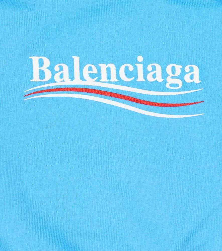 Balenciaga o1bcso1str1024 KIDS - Political Campaign Hoodie in Blue Size US XXS / EU 40 - 3 Thumbnail