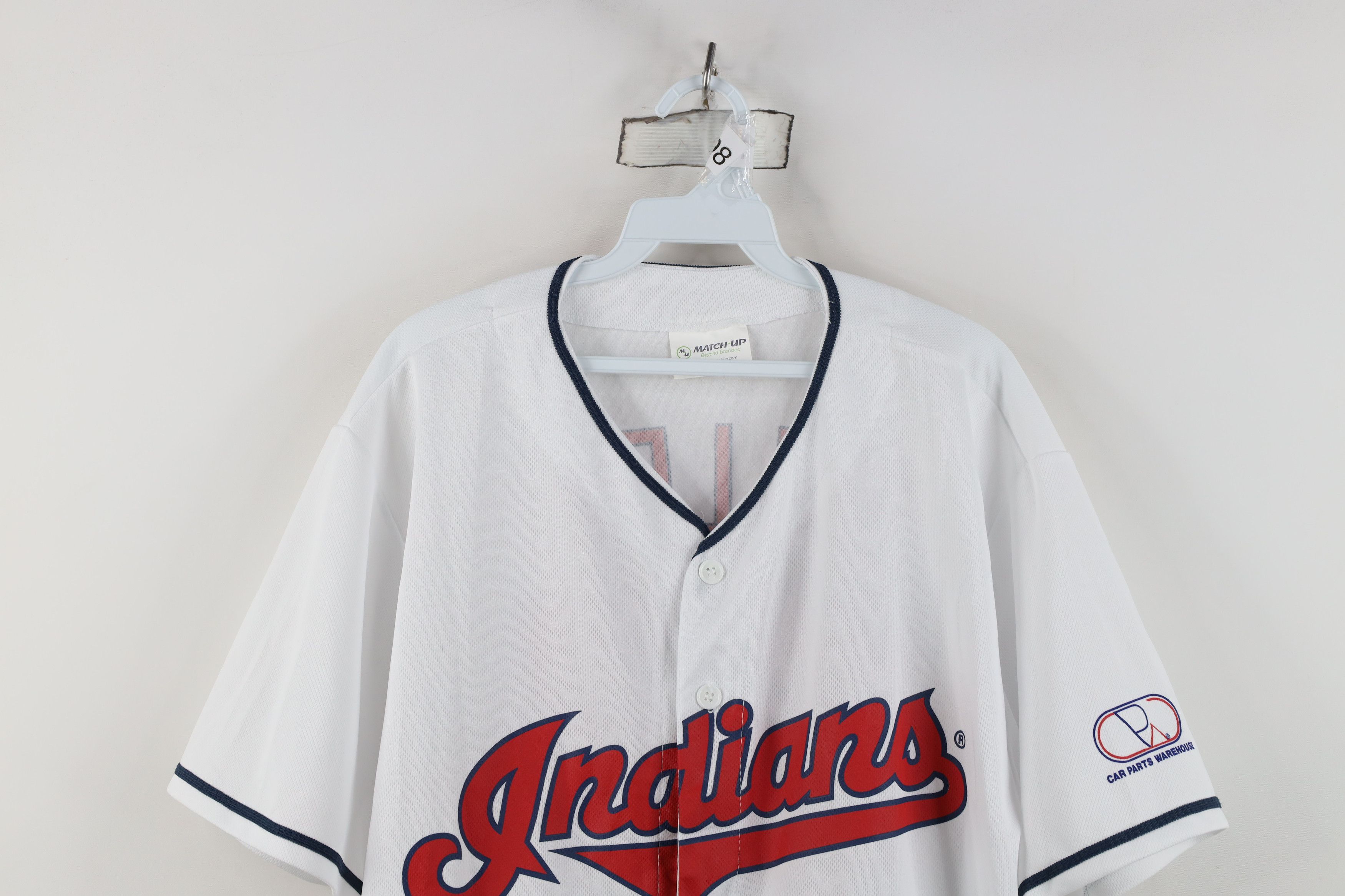 Vintage Vintage Allen Cleveland Indians Baseball Jersey White #37 Size US XL / EU 56 / 4 - 2 Thumbnail