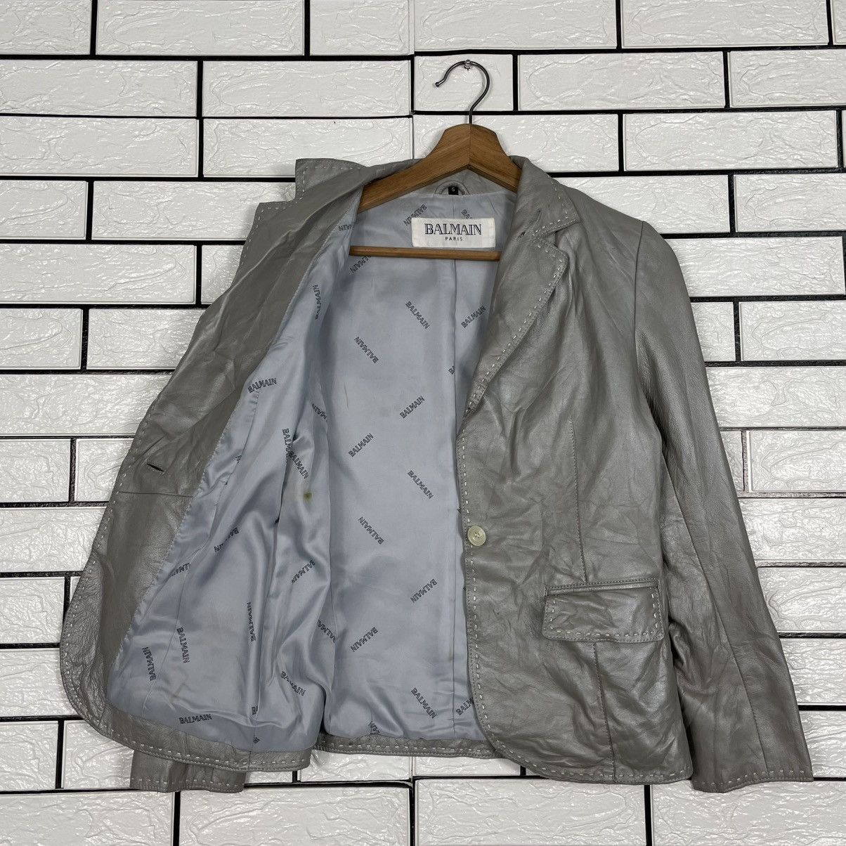 Balmain Balmain Women Leather Jacket Size S / US 4 / IT 40 - 9 Thumbnail
