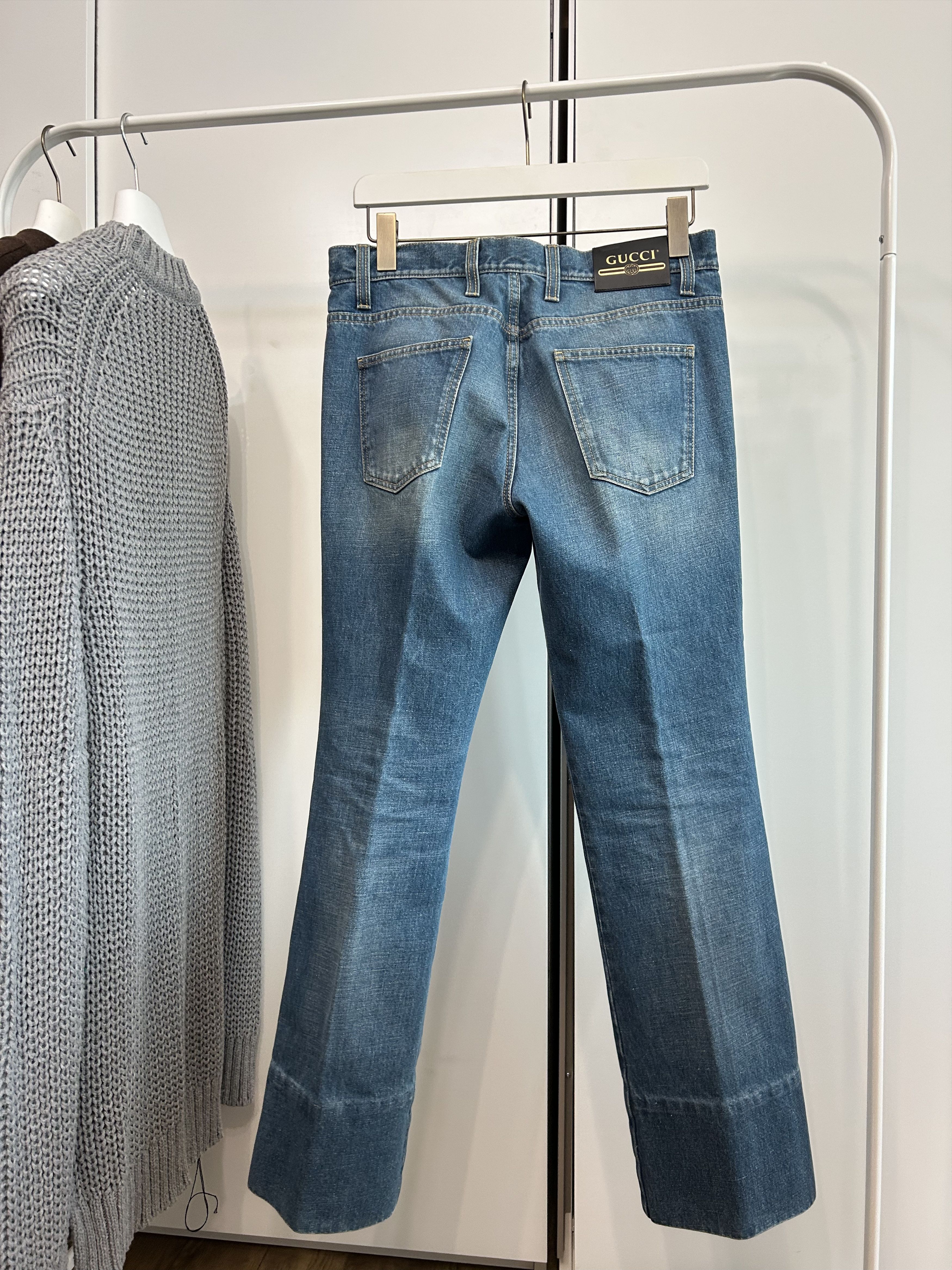 Gucci GUCCI Washed Flared Denim Size US 33 - 7 Thumbnail