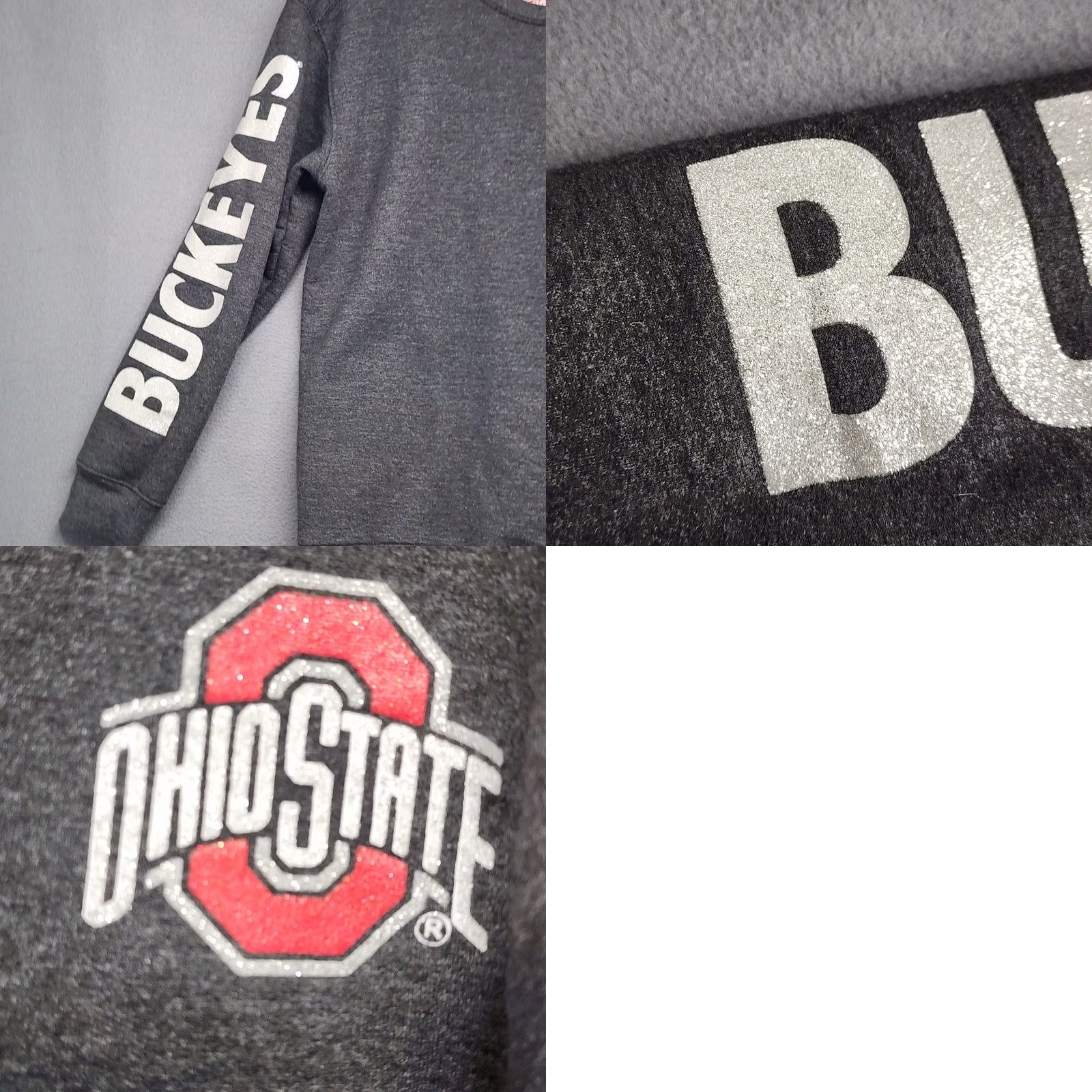 Vintage Ohio State Buckeyes Sweatshirt Small Gray Crewneck Pullover NCAA Long Sleeve Womens Size S / US 4 / IT 40 - 8 Thumbnail