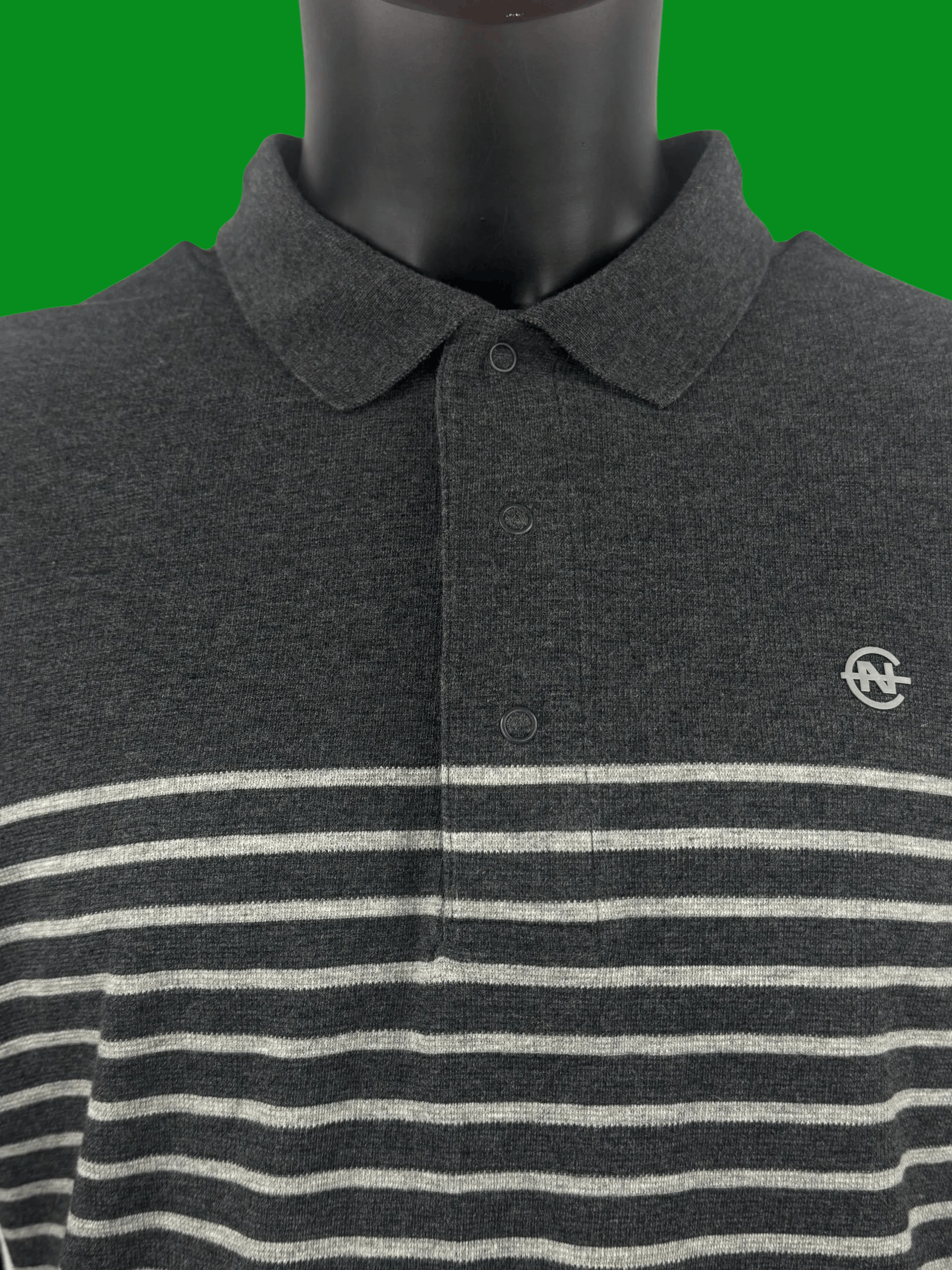 Nautica VTG Nautica Competition Gray & White Long Sleeve Rugby Size US M / EU 48-50 / 2 - 3 Thumbnail