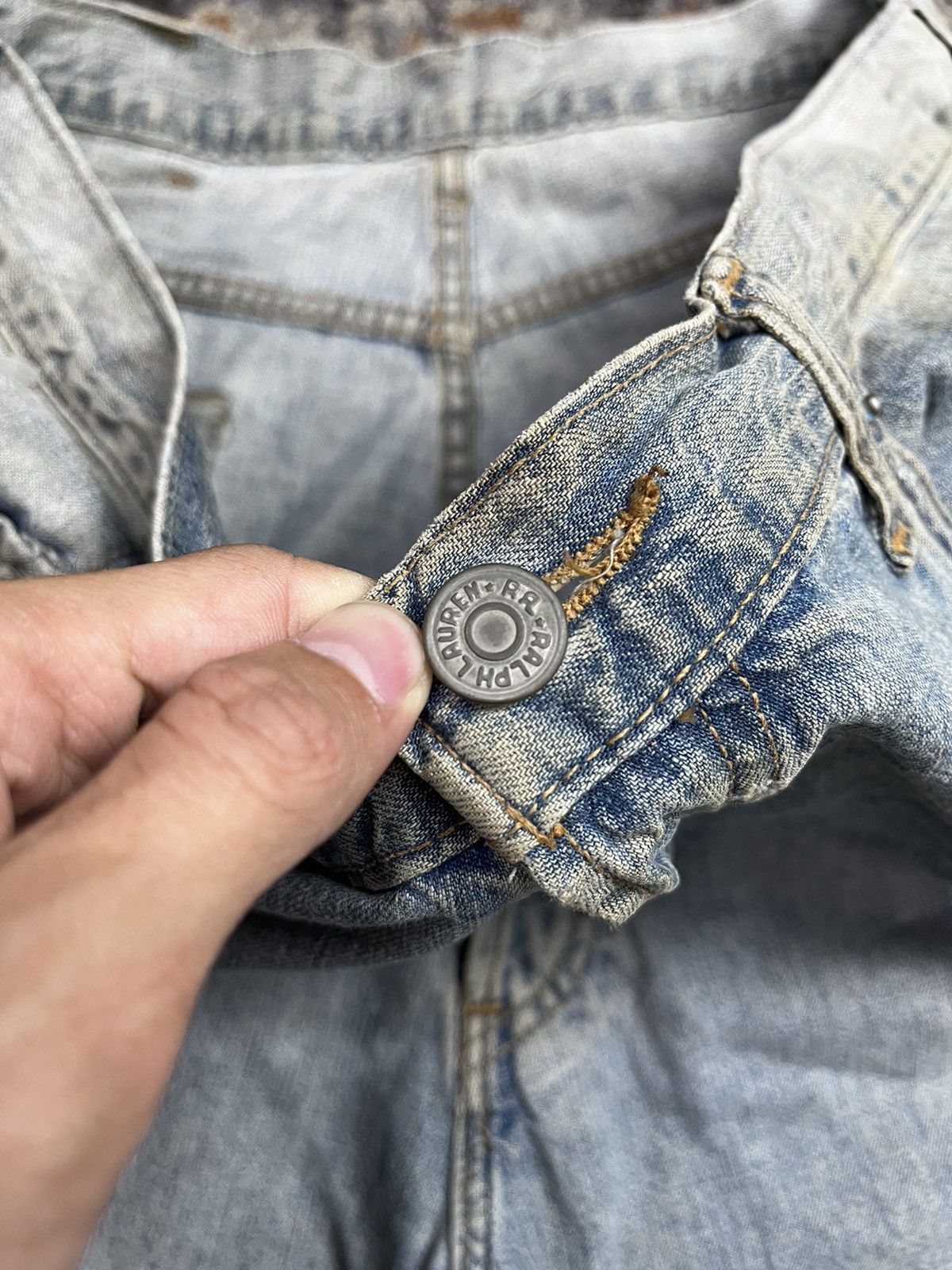 Levi's × RRL Ralph Lauren × Vintage double RL ralph lauren short jeans pant Size US 38 / EU 54 - 8 Thumbnail