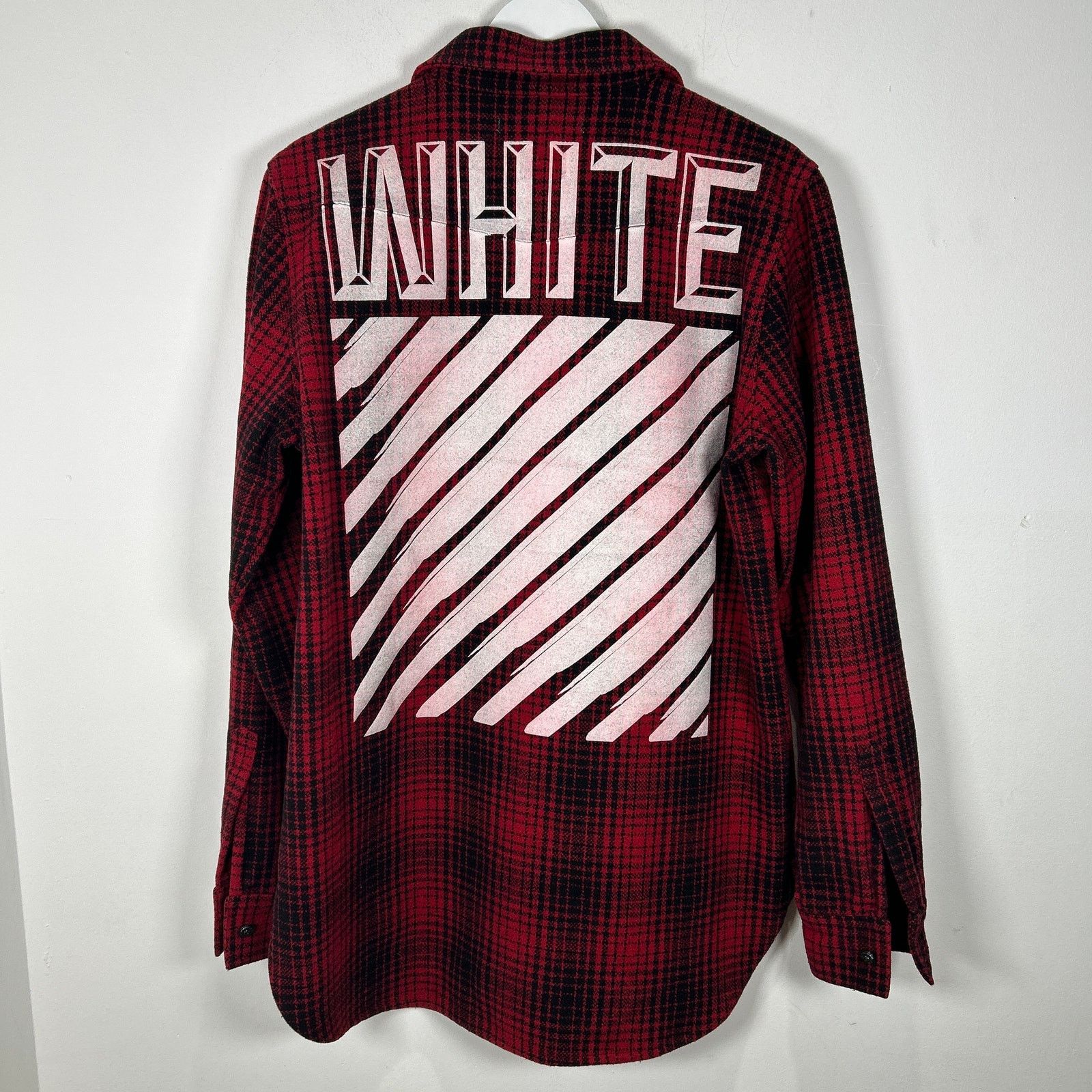 Off-White Off-White Red Tartan Check Flannel Size M Size US M / EU 48-50 / 2 - 6 Thumbnail