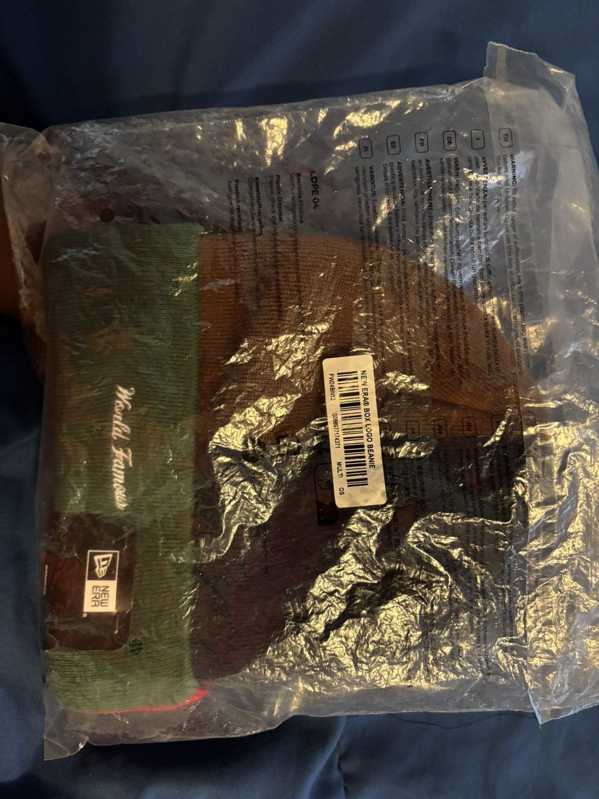 Supreme Supreme x New Era Box Logo Beanie 'Multicolor' Size ONE SIZE - 6 Thumbnail