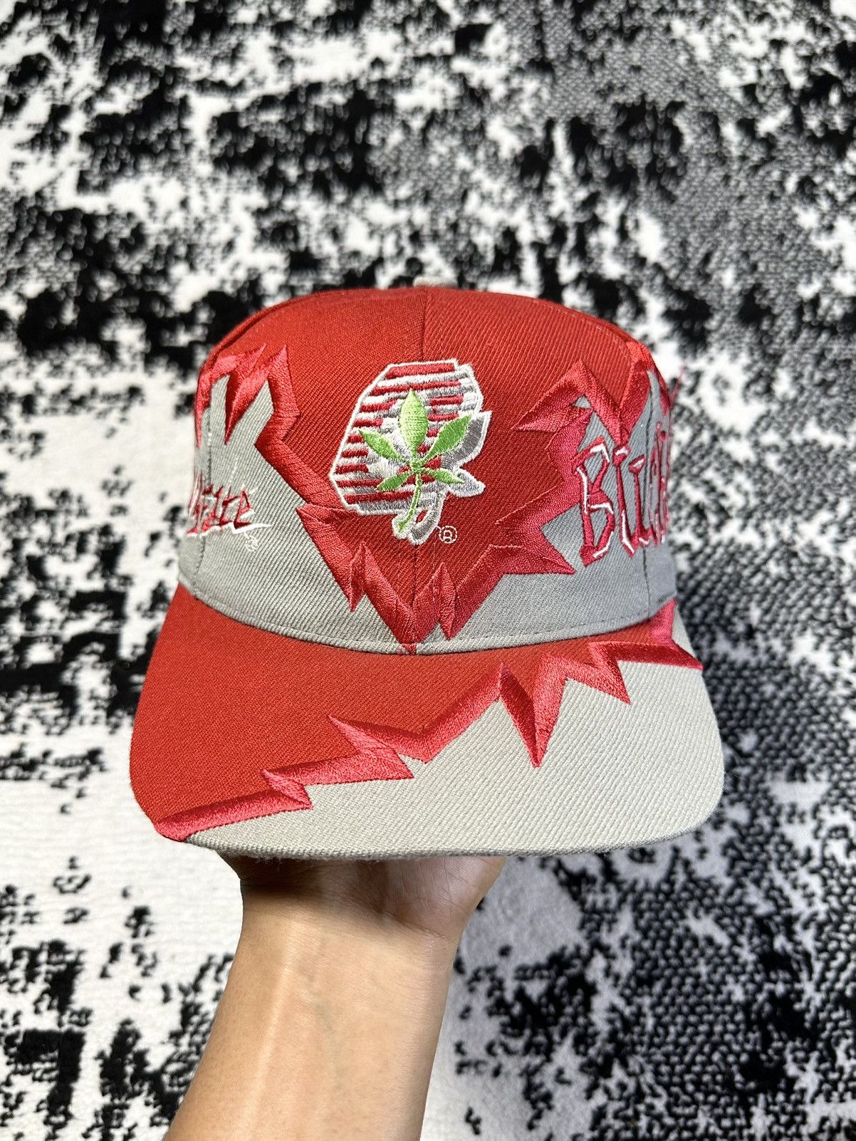 Drew Pearson 90s Vintage Ohio State Buckeyes Jagged Edge Hat Size ONE SIZE - 1 Thumbnail