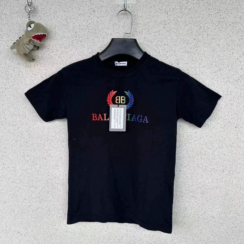 Balenciaga Balenciaga Rainbow Wheat Spike Short Sleeve Size US S / EU 44-46 / 1 - 1 Thumbnail