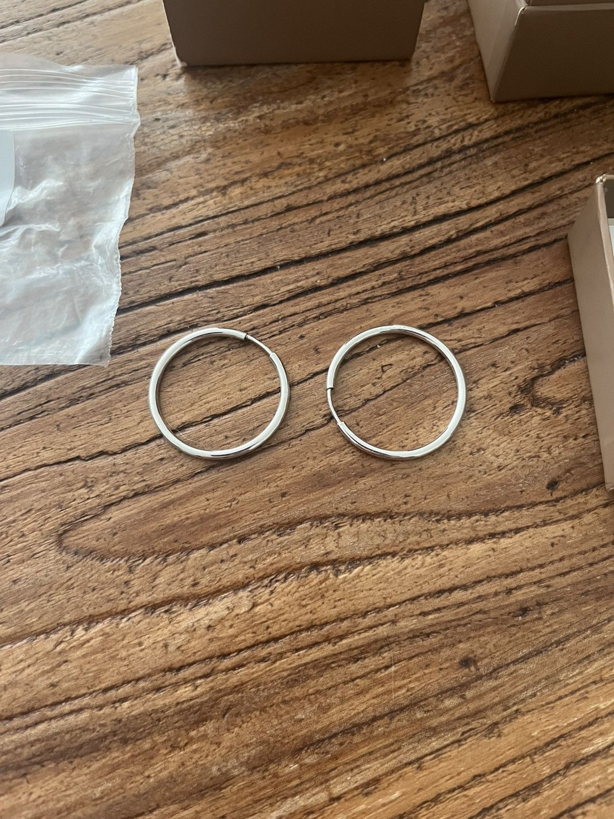 Other Maria Black Hoop Earrings Size ONE SIZE - 3 Thumbnail
