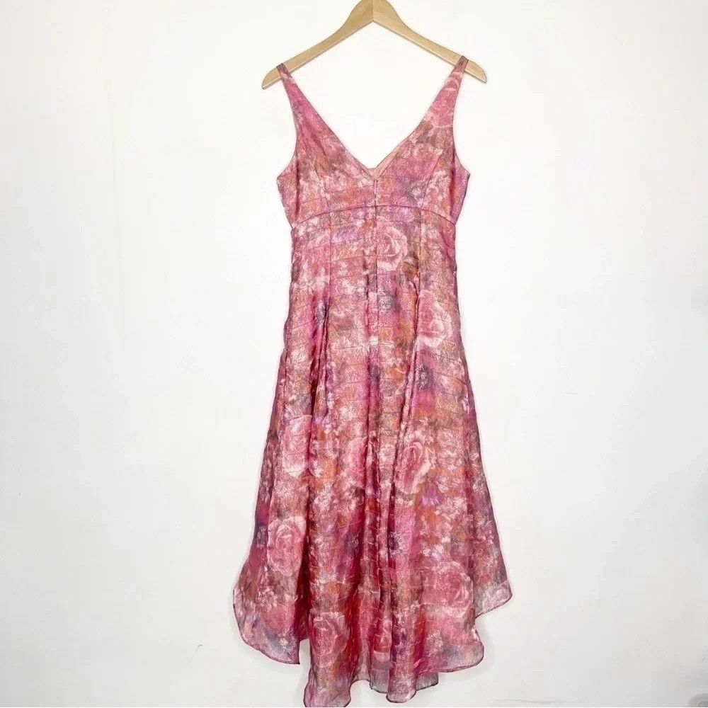 Other Aidan Mattox Printed Jacquard High Low Formal Dress Size 8 Size M / US 6-8 / IT 42-44 - 4 Thumbnail