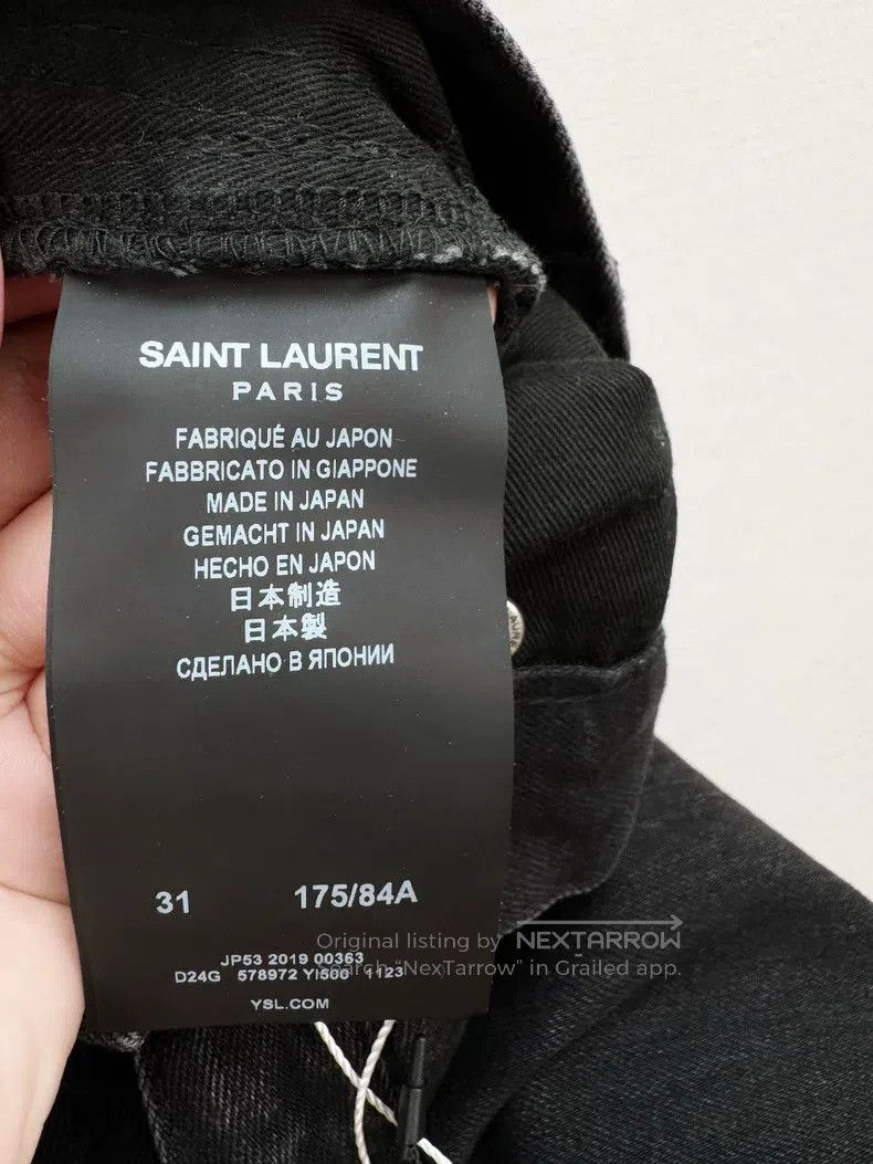 Saint Laurent Paris Saint Laurent Paris Denim Pants Size US 31 - 5 Thumbnail
