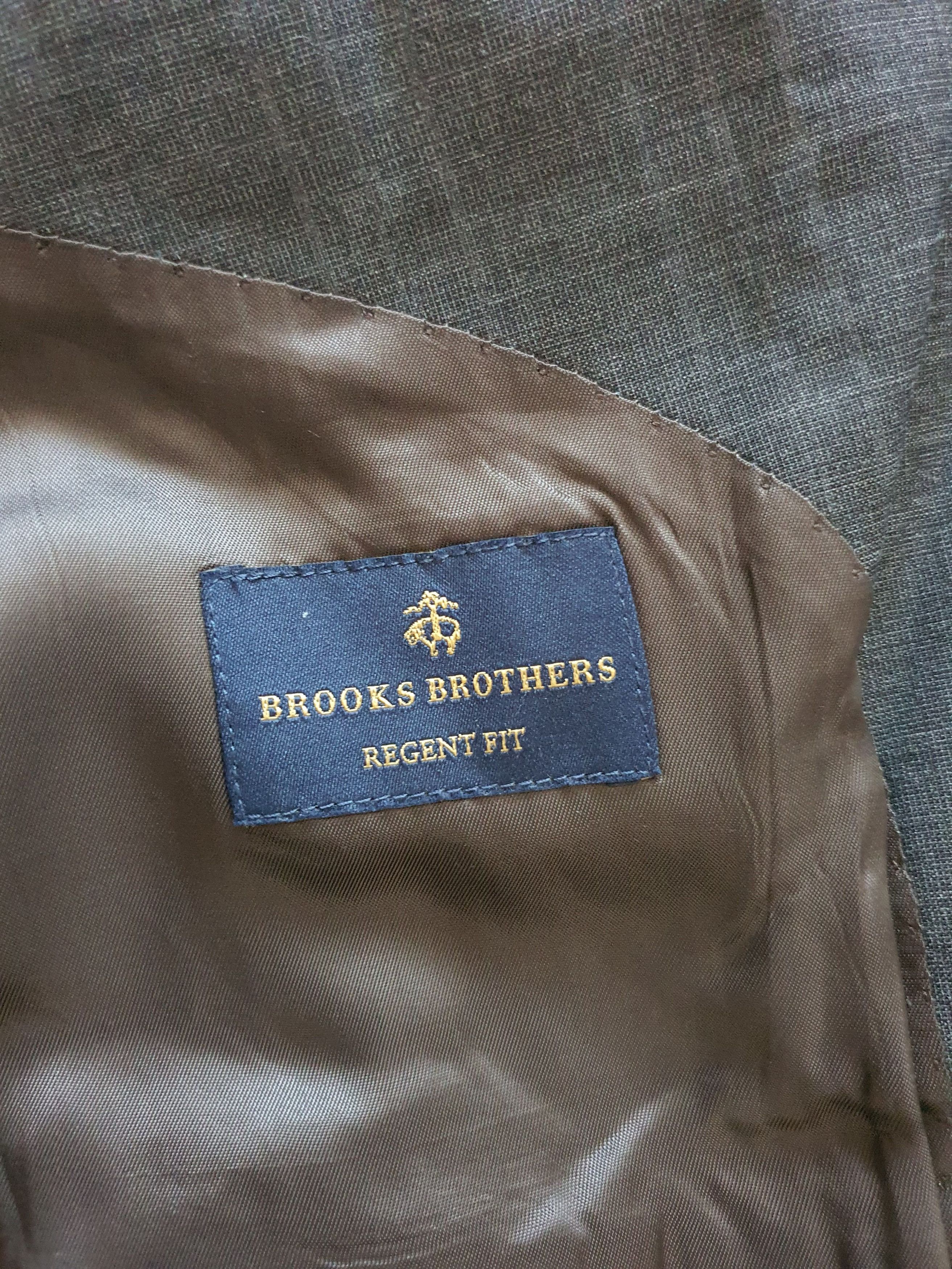 Brooks Brothers Sports Coat Suit Jacket - Regent Fit - Microcheck w Squares Size 42R - 5 Thumbnail