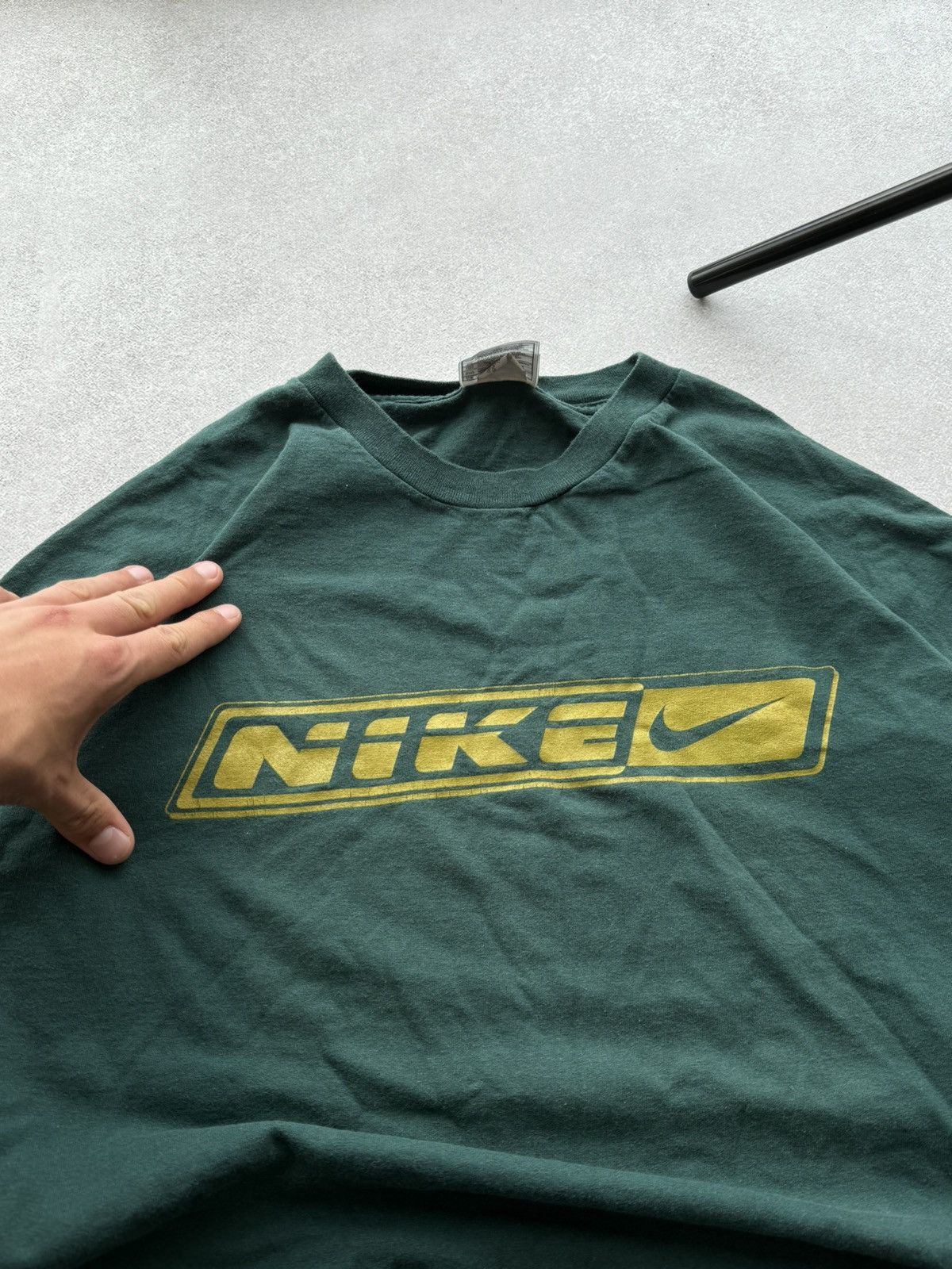 Nike Vintage Nike distressed Y2K long sleeve Size US XL / EU 56 / 4 - 7 Thumbnail