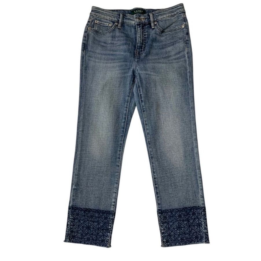 Ralph Lauren Lauren Raph Lauren Jeans Women's Size 6P Cropped High-Rise Size 29" - 1 Thumbnail