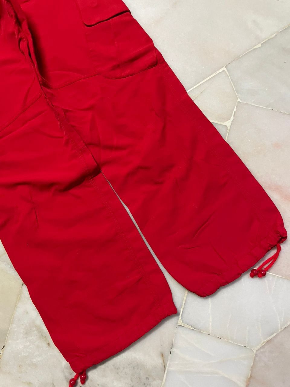 Japanese Brand BA PRO U.S.A PARACHUTE NYLON CARGO RED PUNK COLOR Size US 30 / EU 46 - 16 Thumbnail