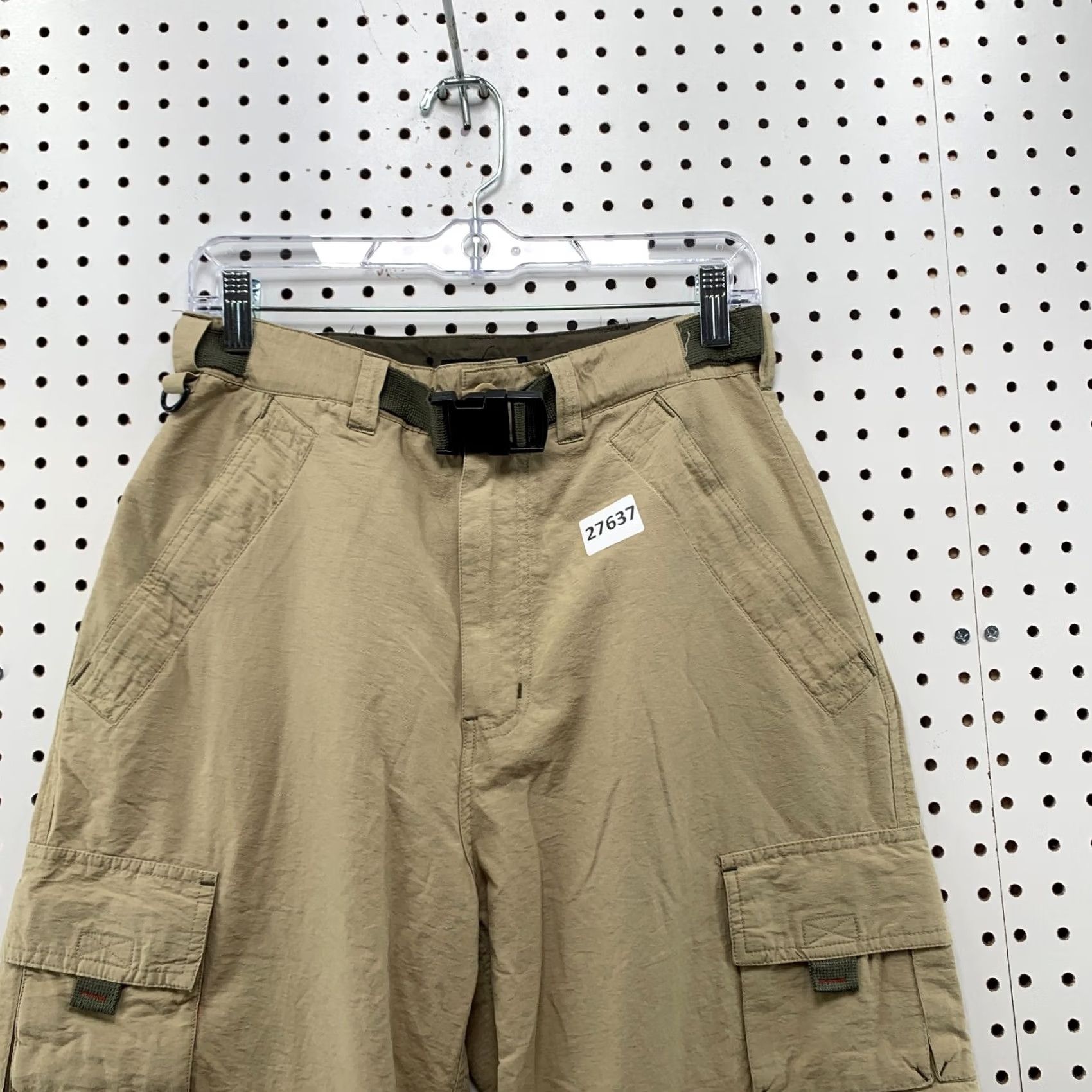 Vintage No Boundaries Convertible Cargo Hiking Pants Brown Belted Mens 29x31 Skateboard Size US 29 - 3 Thumbnail
